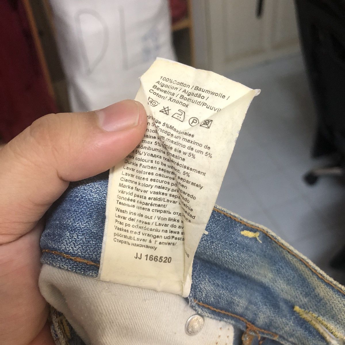 Jack & Jones DL Jack Jones Blue Denim Pants #C295 Size US 32 / EU 48 - 21 Thumbnail