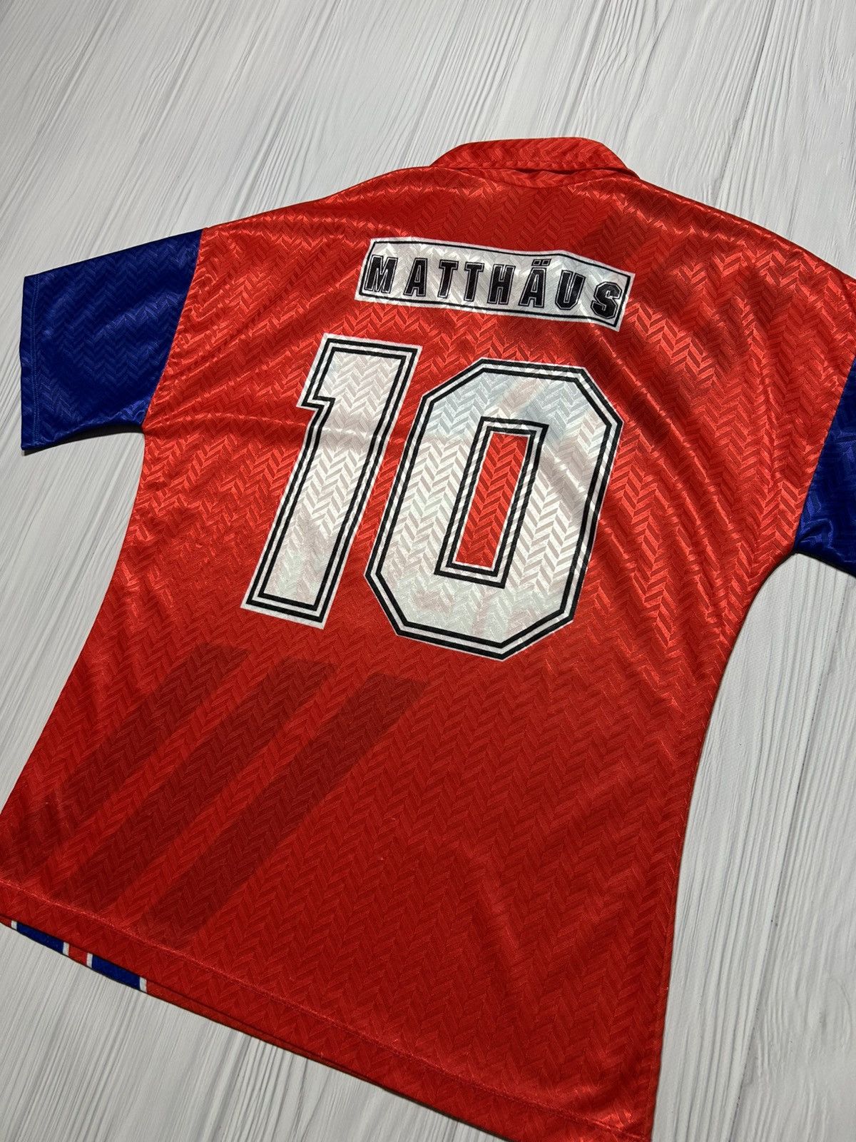 Vintage Vintage # 10 Matthaus FC Bayern Munchen Opel T-Shirt Jersey Size US L / EU 52-54 / 3 - 9 Thumbnail