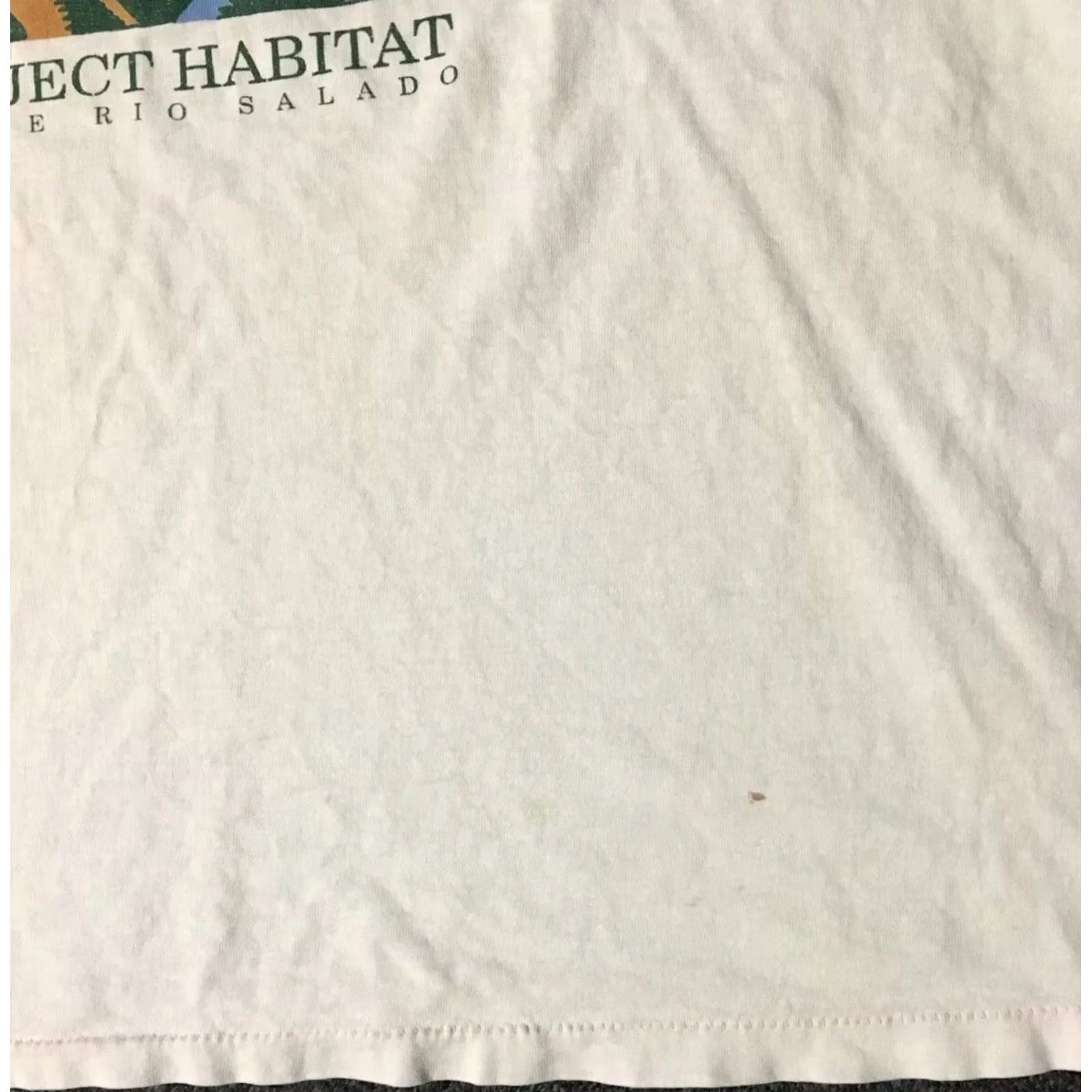 Fruit Of The Loom VINTAGE Tempe Rio Salado Habitat Shirt Mens XL White Fruit of the Loom Graphic Tee 90s Nature Arizona Boho Distressed Single Stitch Size US XL / EU 56 / 4 - 7 Thumbnail