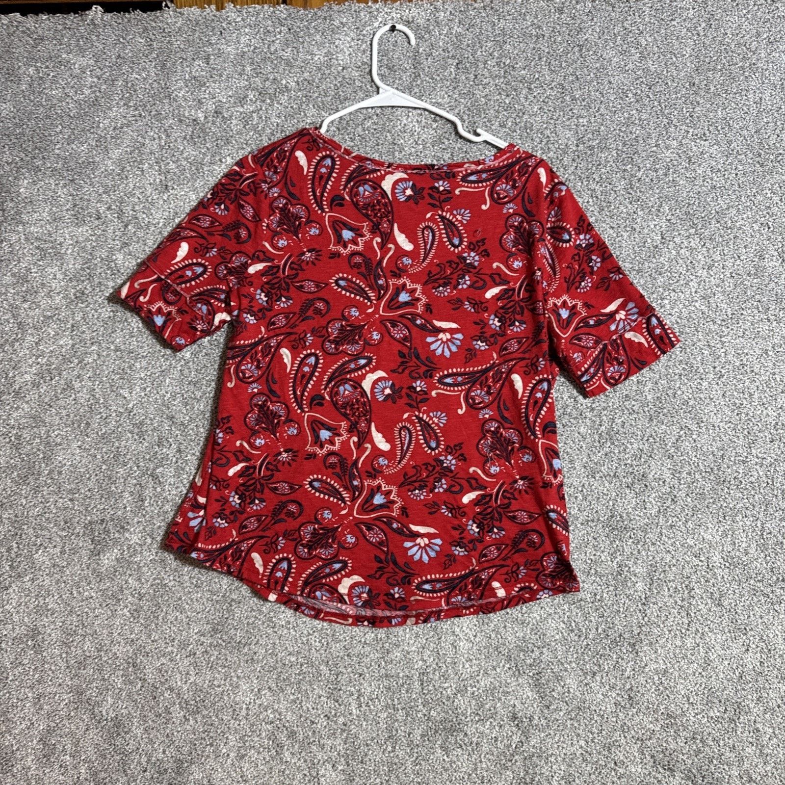 Other Cato Top Womens Large Boho Paisley Floral Dainty Romantic Size L / US 10 / IT 46 - 6 Thumbnail