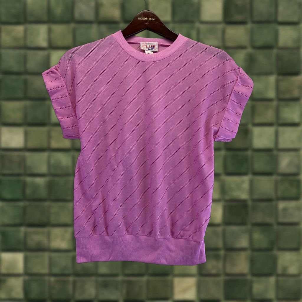 Pinko VINTAGE Womens Shirt M Pink 1990s CLUB USA-6754 Size M / US 6-8 / IT 42-44 - 1 Thumbnail