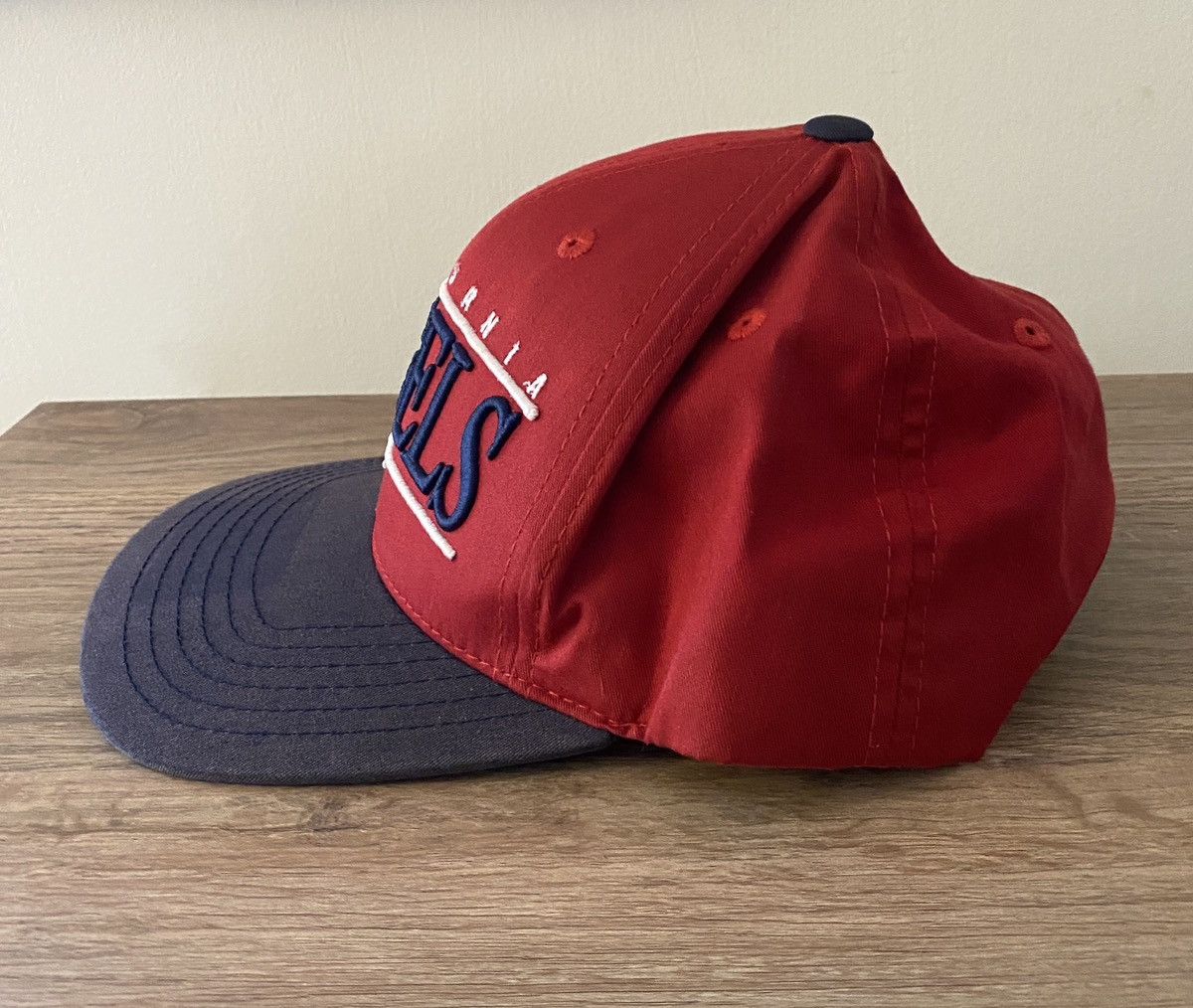 Cooperstown Collection Vintage 90’s California Angels Throwback Snap Back Hat Cap Size ONE SIZE - 7 Thumbnail