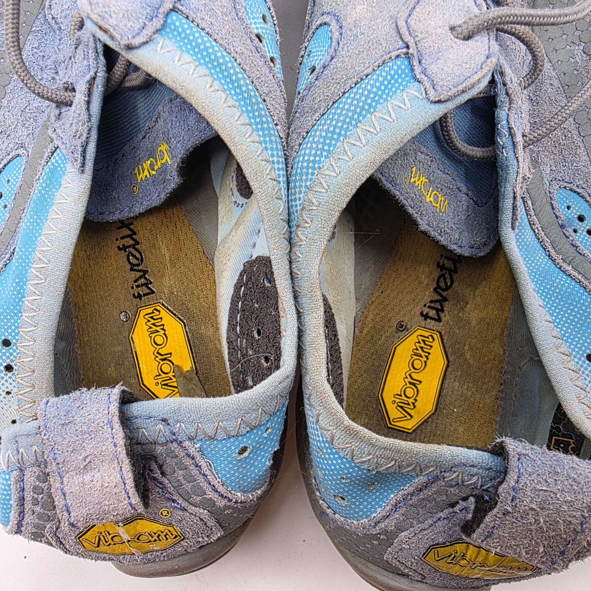 Vibram Vibram FiveFingers V-Run Womens Size 9 Blue Gray Minimalist Size US 9 / IT 39 - 9 Thumbnail