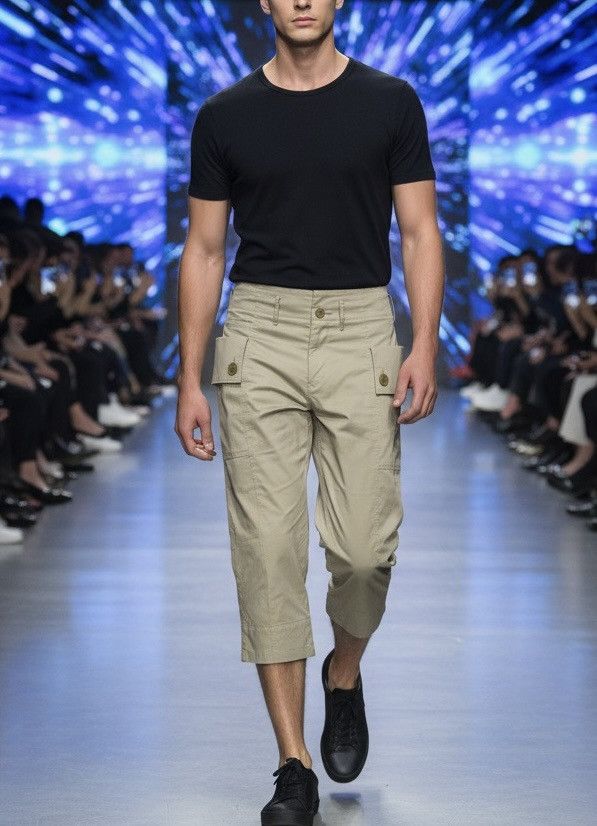 Yohji Yamamoto PANTS SHORT Y’S YOHJI YAMAMOTO Size US 28 / EU 44 - 1 Thumbnail