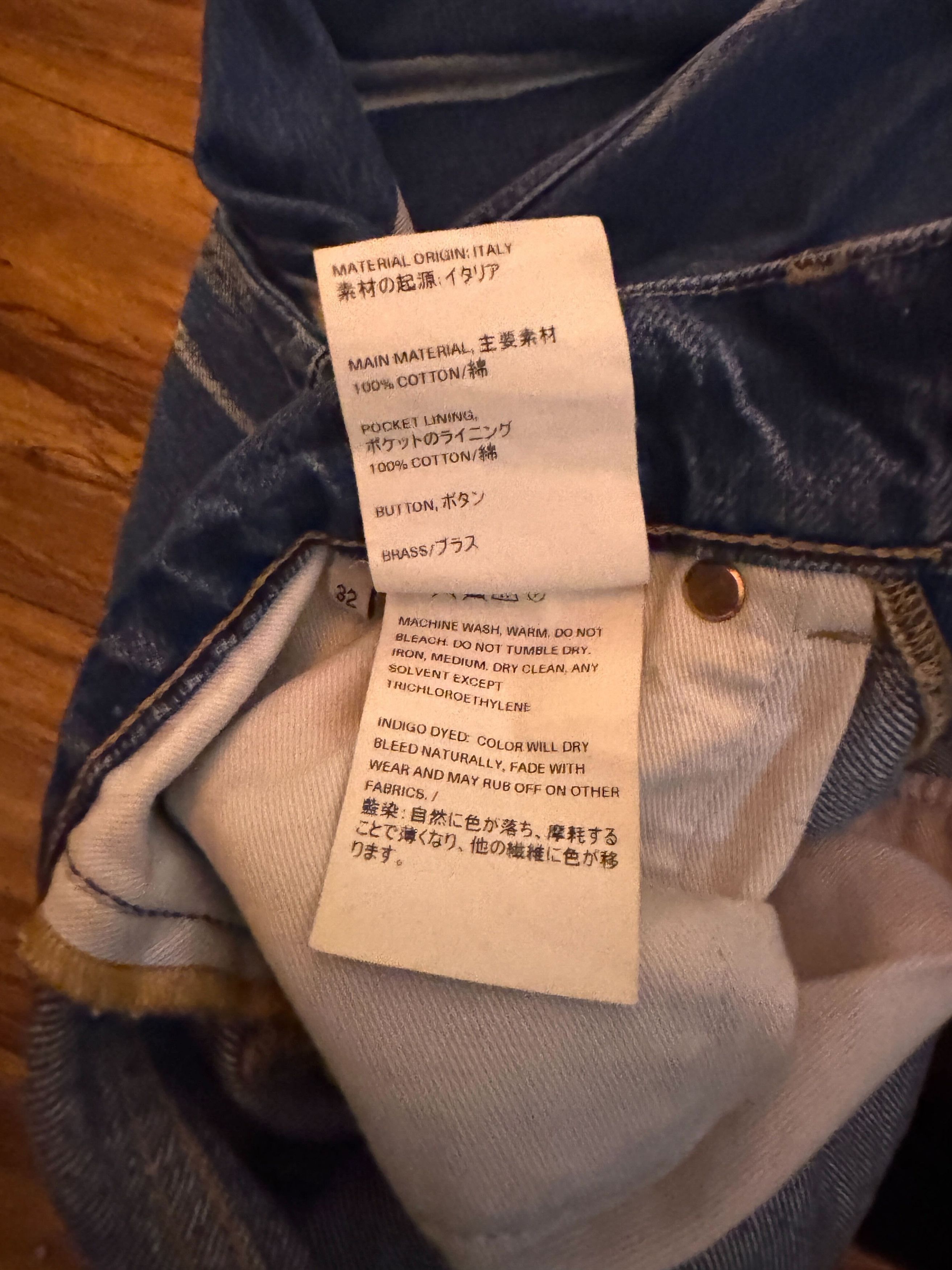 Our Legacy Extended Third Cut Bleach Glass Denim Size US 32 / EU 48 - 4 Thumbnail