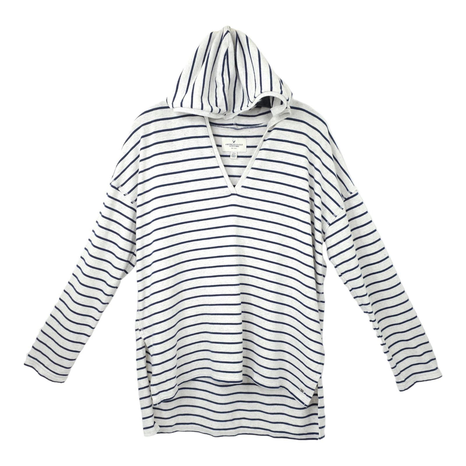 American Eagle Outfitters American Eagle V Neck Pullover Hoodie Sweater Womens Size L Size L / US 10 / IT 46 - 3 Thumbnail