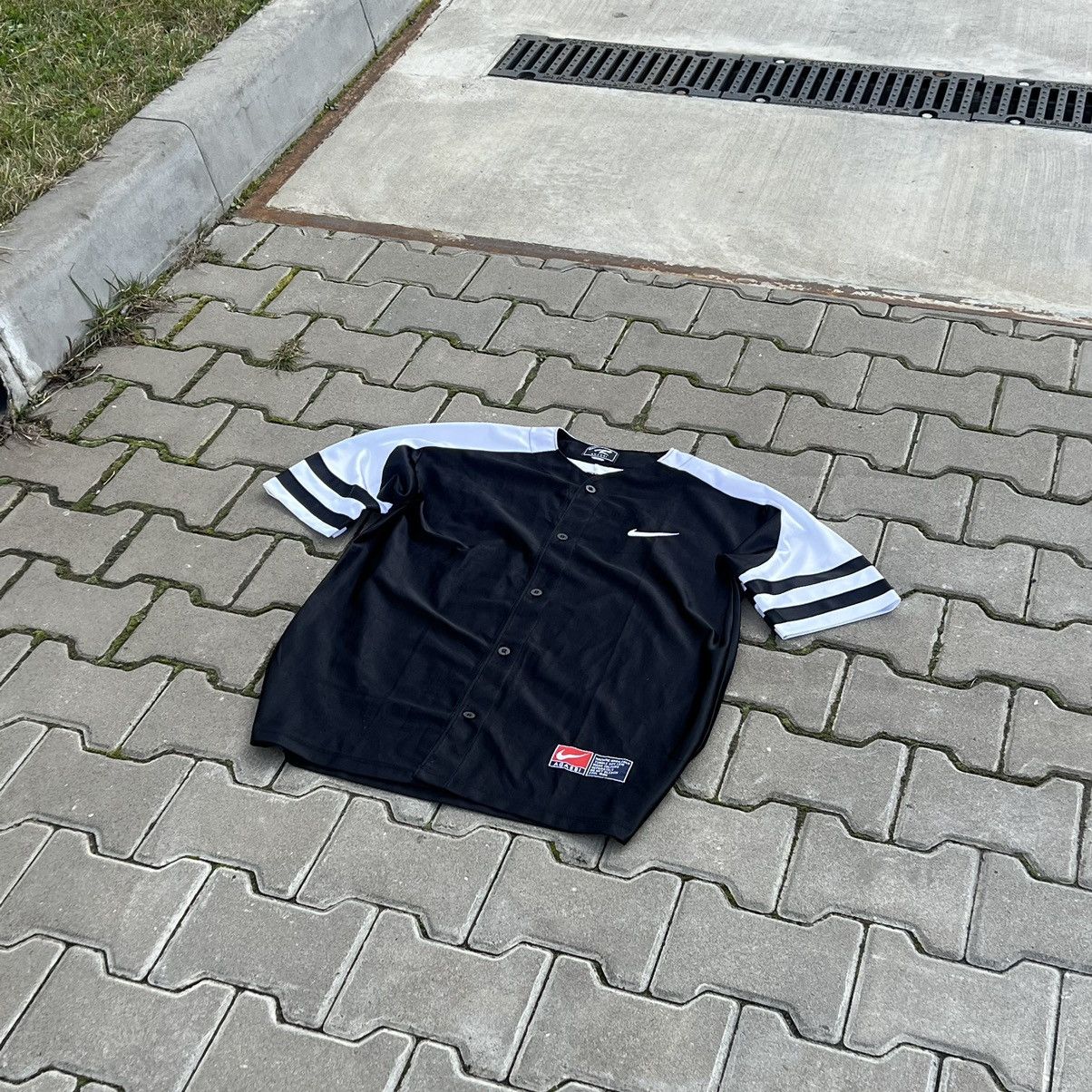 Nike × Vintage RARE Vintage Nike Andre Agassi Big Logo Shirt short sleeves Size US XL / EU 56 / 4 - 3 Thumbnail