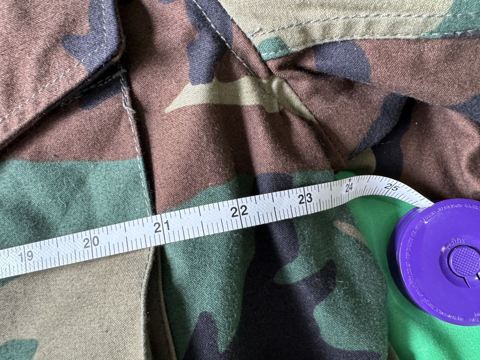 Vintage Heavy Army Field Jacket woodland camo Size US M / EU 48-50 / 2 - 12 Thumbnail