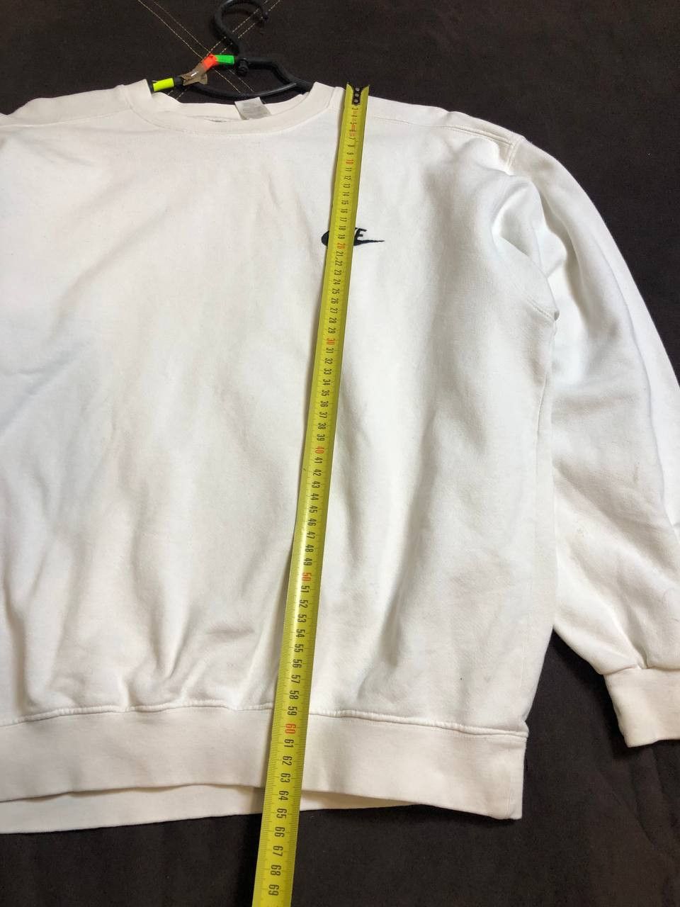Nike Vintage Nike Crewneck Sweatshirt White basic logo 90s Size US M / EU 48-50 / 2 - 8 Thumbnail