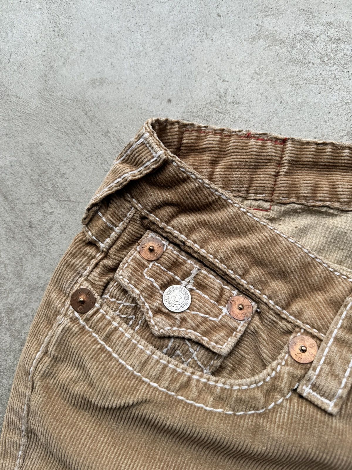 True Religion True Religion Vintage Y2k Flared Courduroy Pants Size US 30 / EU 46 - 7 Thumbnail