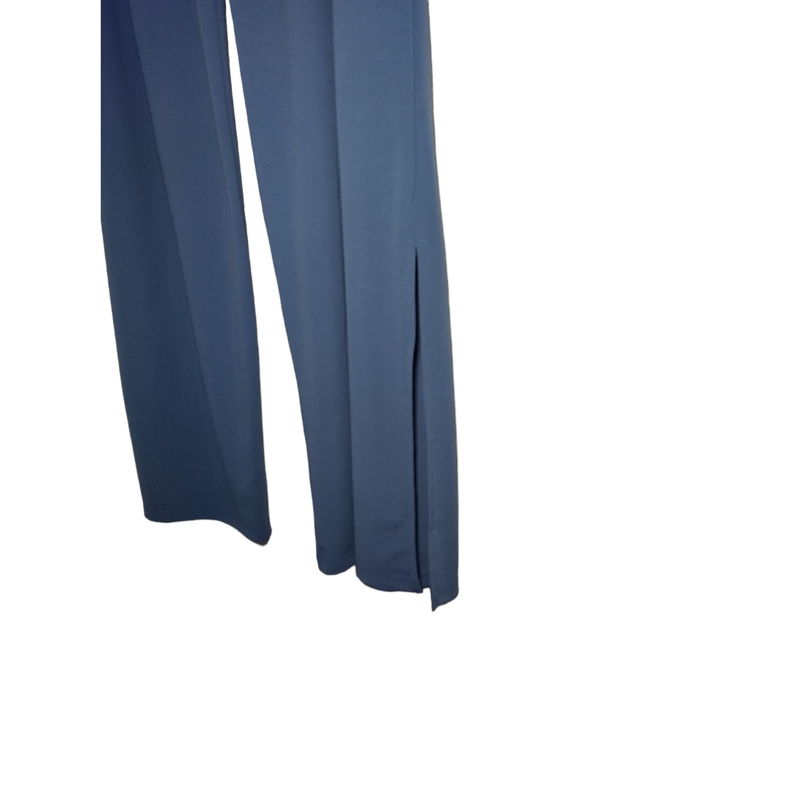 Zara ZARA Womens Ankle Pants Pull On Slit Hem Front Blue Medium Size 30" / US 8 / IT 44 - 5 Thumbnail