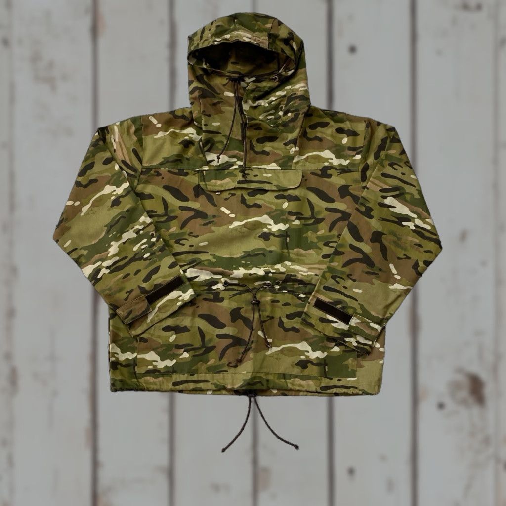 Olive Army Smock Military Style Anorak Pullover Olive Small Mens Jacket Size US S / EU 44-46 / 1 - 1 Thumbnail