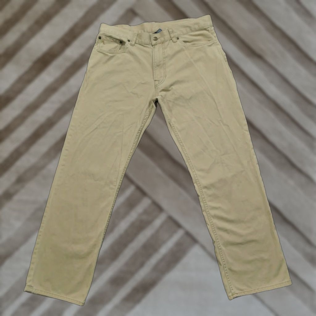 Polo Ralph Lauren Ralph Lauren Jeans Mens 34x29 Denim Pant Polo Casual Straight 5-Pocket Blue Leather Logo Pocket Size US S / EU 44-46 / 1 - 1 Thumbnail