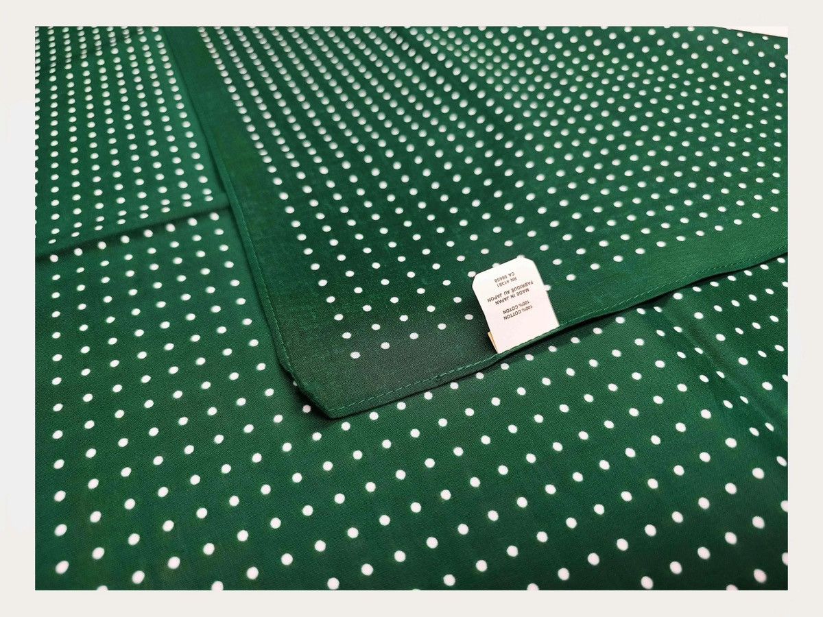 Polo Ralph Lauren INDIGO Printed Bandana COTTON Green Scarf handkerchief Size ONE SIZE - 8 Thumbnail
