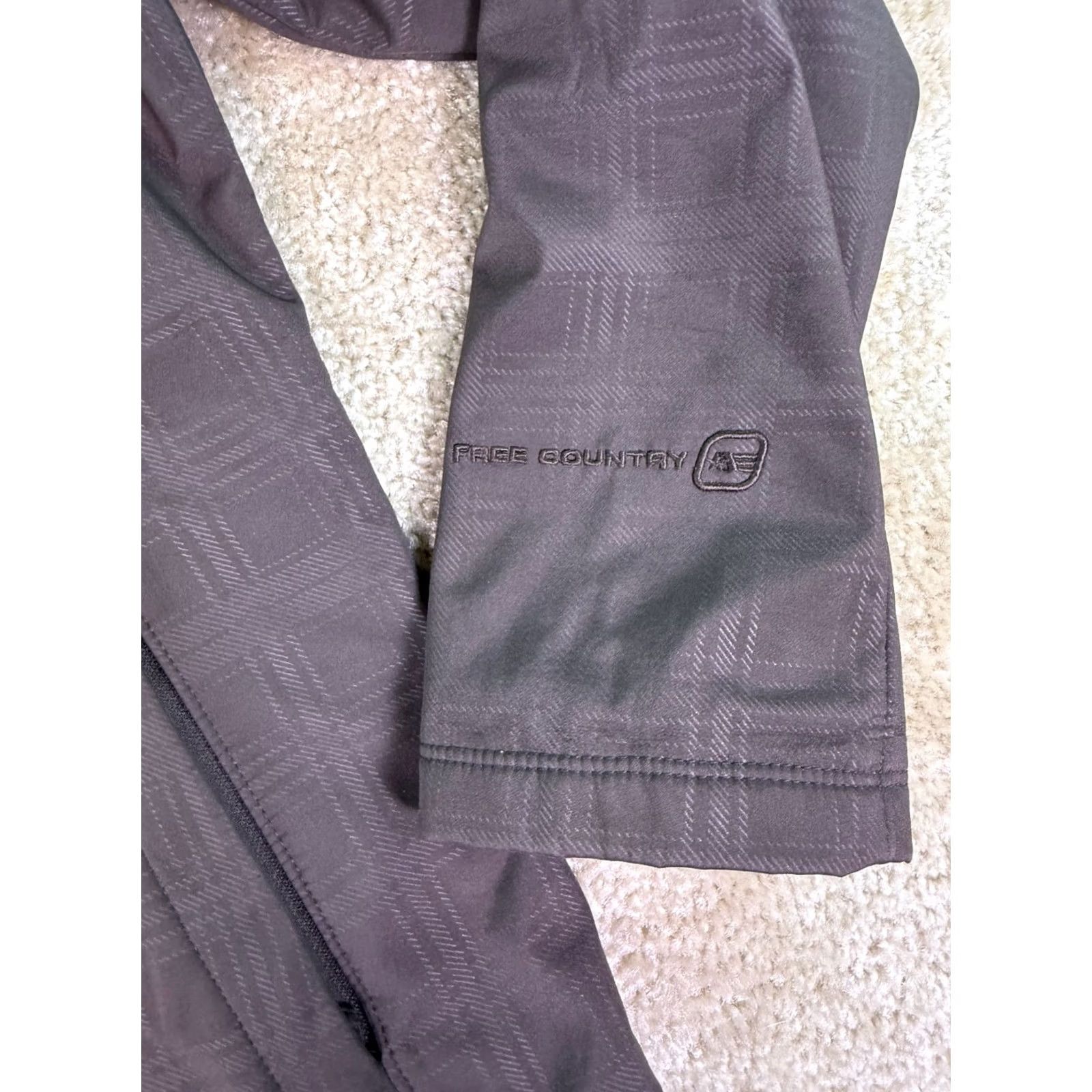 Free Country Free Country Jacket Windbreaker Gray Plaid Lined Size Medium Zip Sz M Ski Size M / US 6-8 / IT 42-44 - 4 Thumbnail