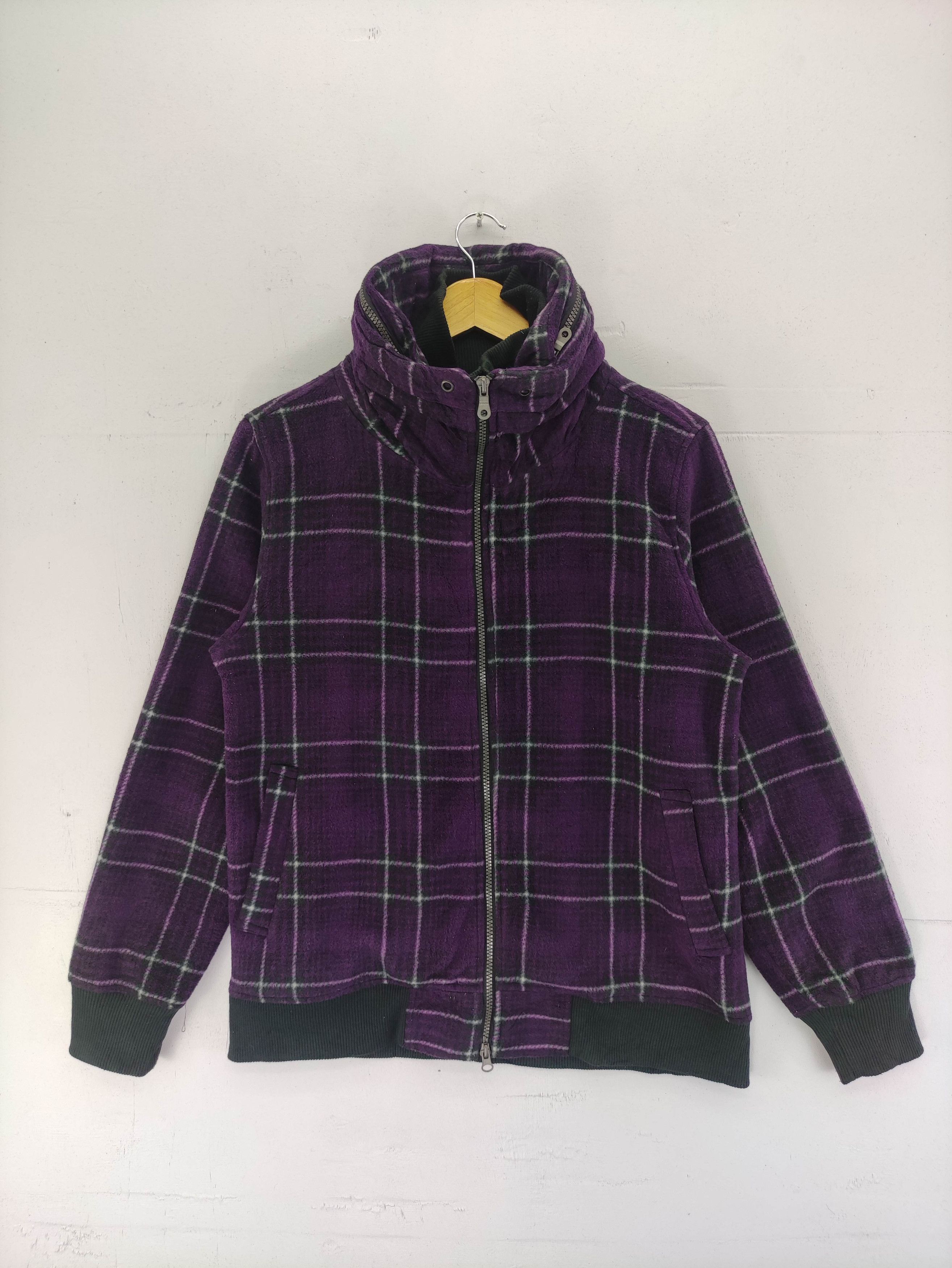 Japanese Brand Vintage Oval Dice Fleece Jacket With Hoodie Zipper Size US M / EU 48-50 / 2 - 1 Thumbnail