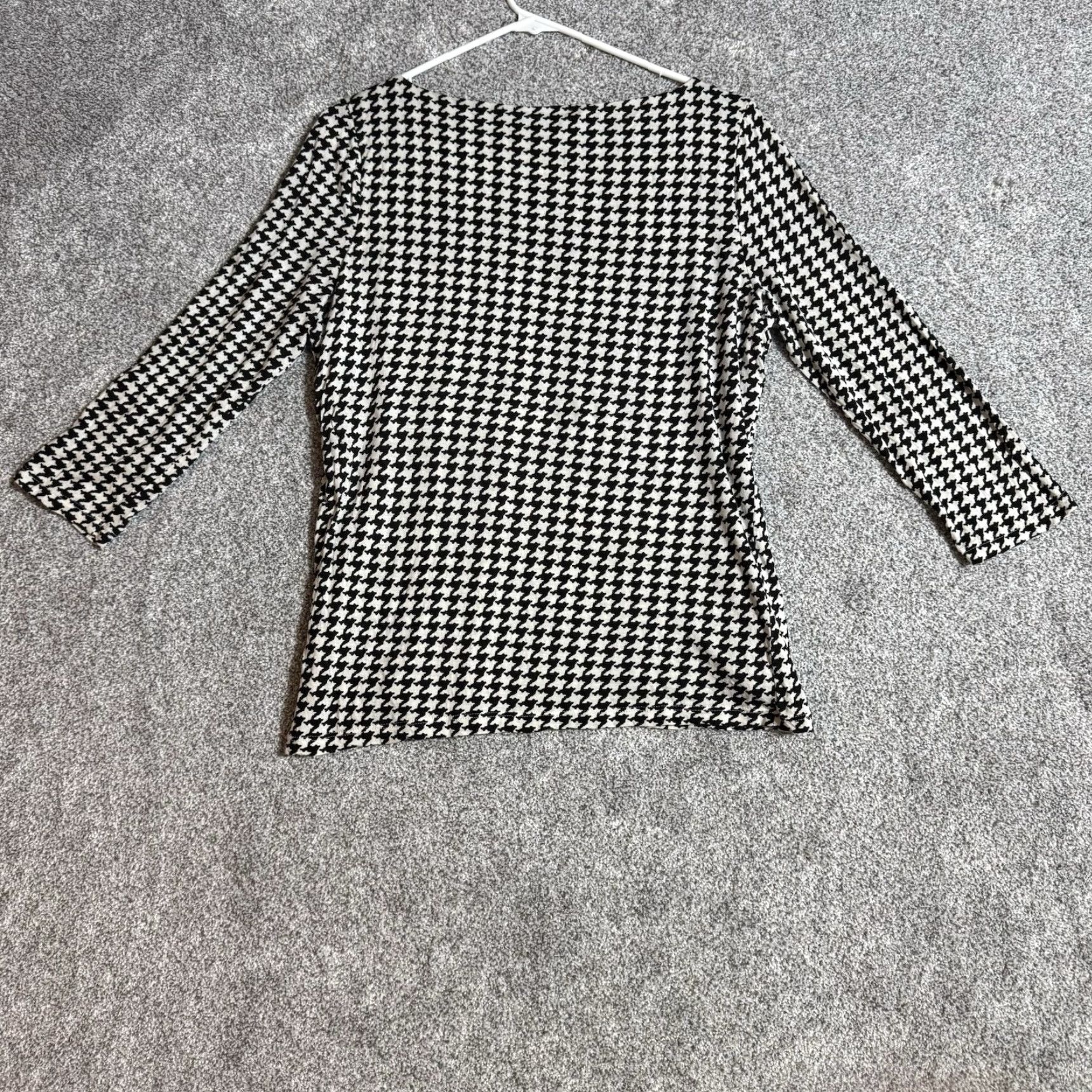 Ralph Lauren Lauren Ralph Lauren Top Women XL Parisian Chic Dark Academia Office Elegant Blouse Multicolor Boat Neck Long Sleeve Casual Sleeve Viscose Regular Size XL / US 12-14 / IT 48-50 - 6 Thumbnail