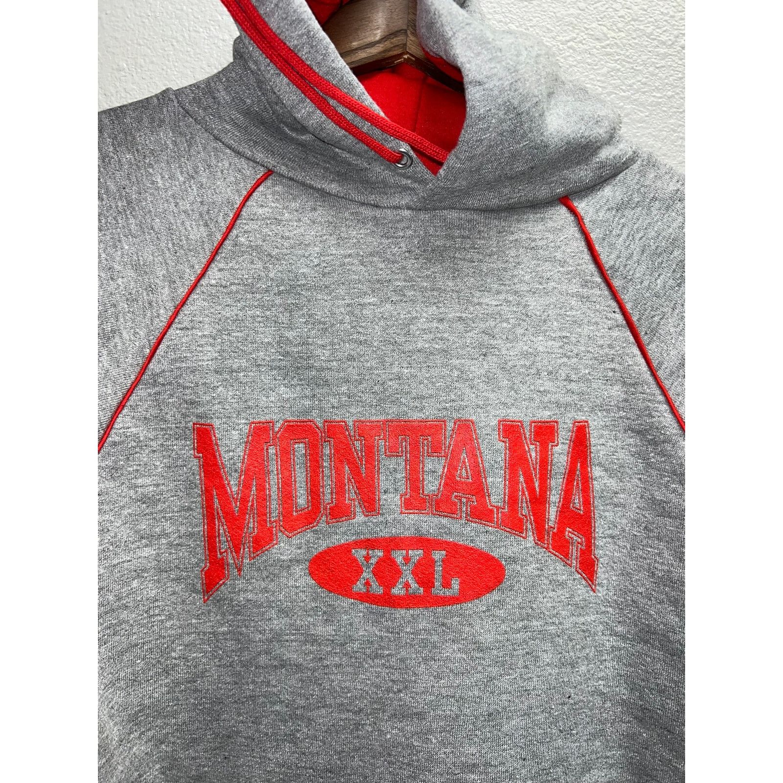 Jerzees Vintage Montana Hoodie Jacket Outerwear VTG M 80s 90s Medium Size US M / EU 48-50 / 2 - 2 Thumbnail