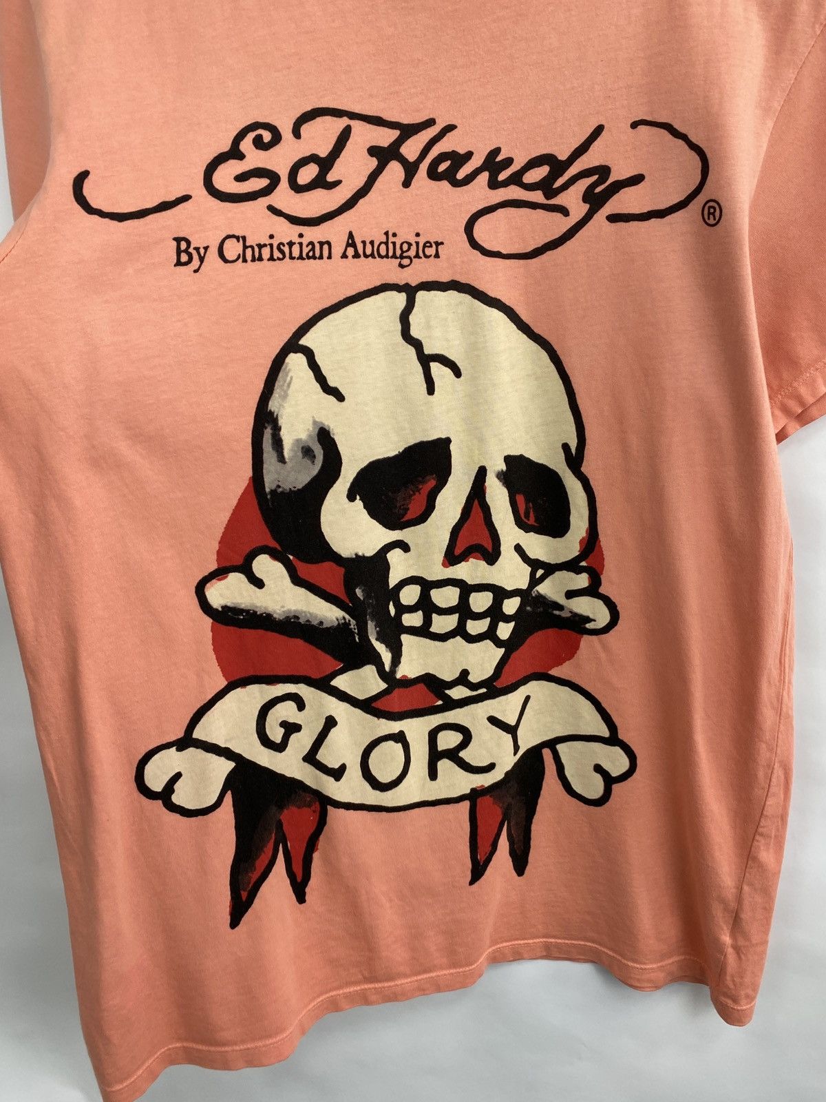 Ed Hardy 🇺🇸💀 Vintage 90s ED Hardy Christian Audigier Skull T-Shirt Y2K Size US M / EU 48-50 / 2 - 4 Thumbnail
