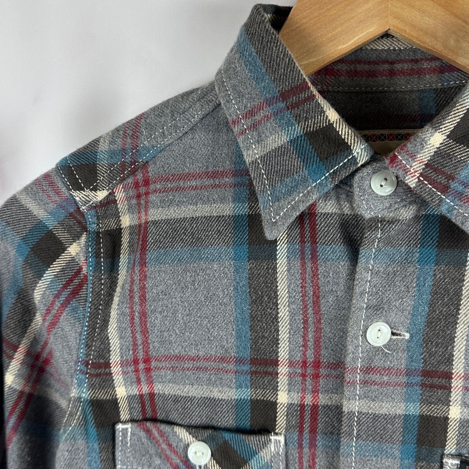 Hysteric Glamour Grey Plaid Flannel Shirt Size US S / EU 44-46 / 1 - 2 Thumbnail