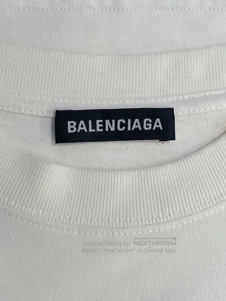 Balenciaga Balenciaga Logo Print Oversized Short Sleeve T-Shirt. Size US XS / EU 42 / 0 - 5 Thumbnail