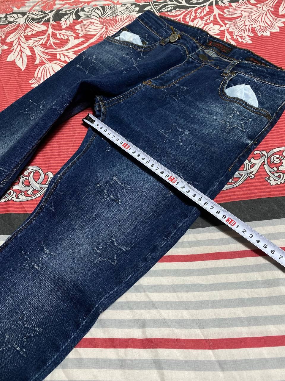 Japanese Brand Crazy Crash Dirty Baggy Faded Jean Japan Avant Garde Style Size US 30 / EU 46 - 17 Thumbnail