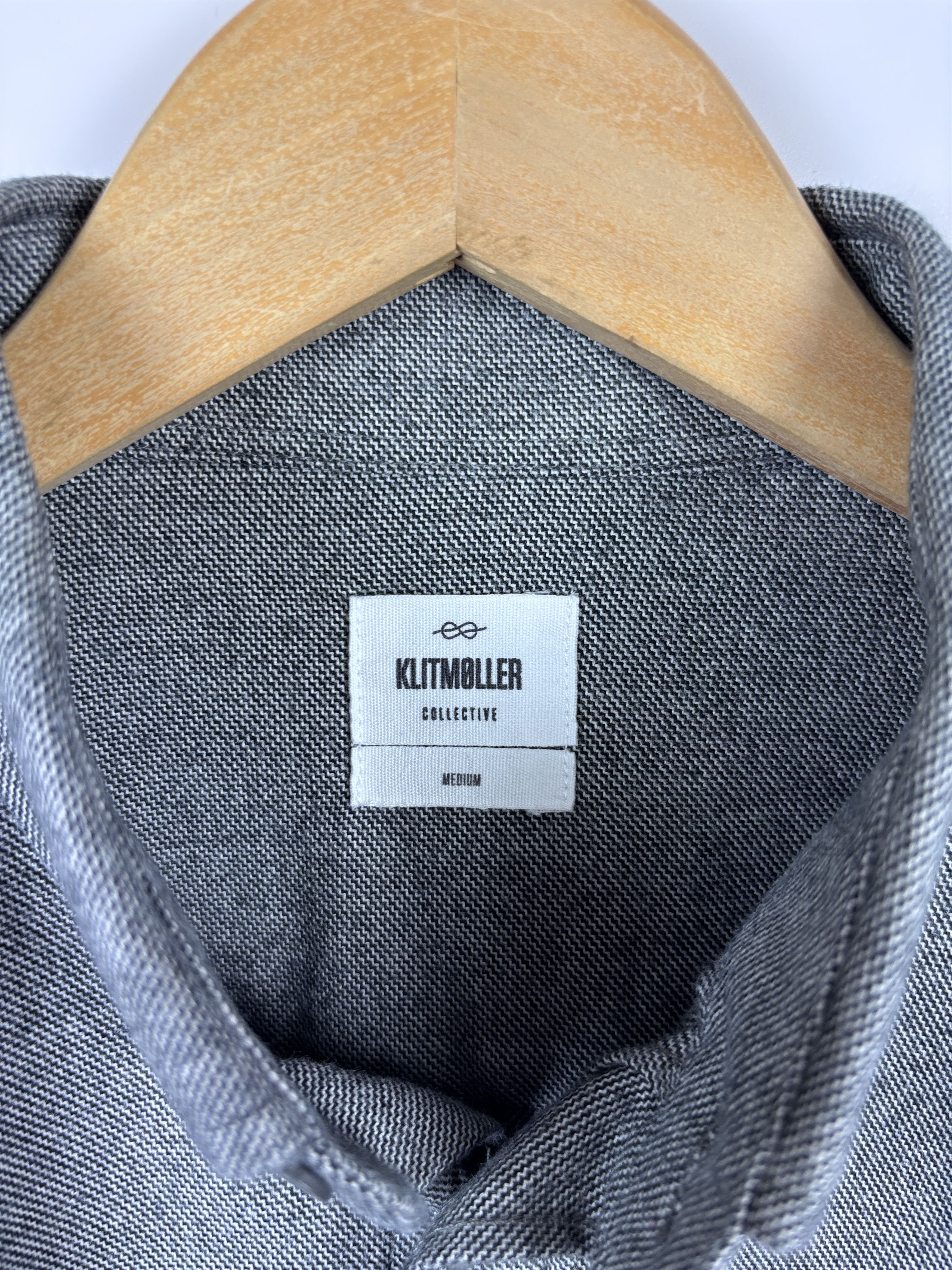 Other Klitmoller Collective Button Down Long Sleeve Shirt Gray M Size US M / EU 48-50 / 2 - 7 Thumbnail