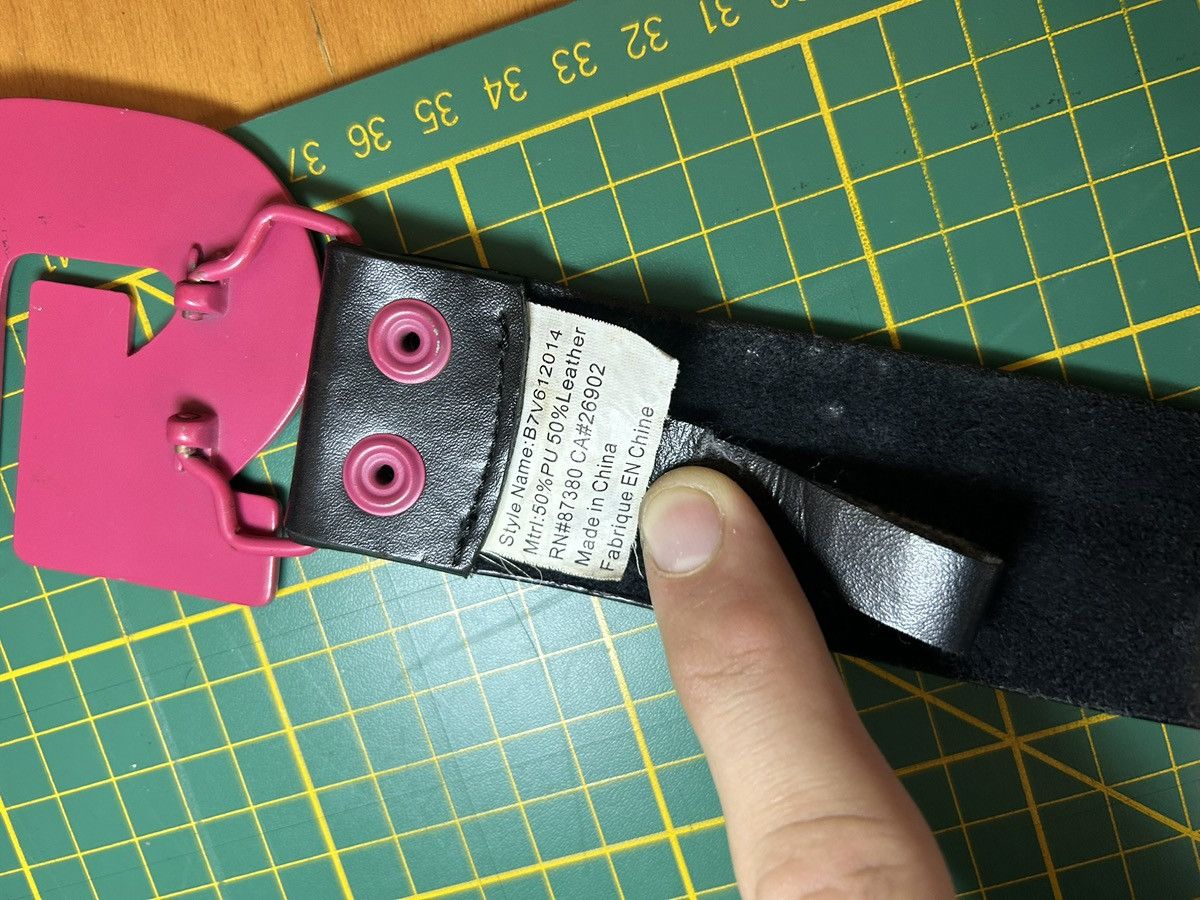 Burton Vintage Burton pink studded leather belt Size ONE SIZE - 4 Thumbnail