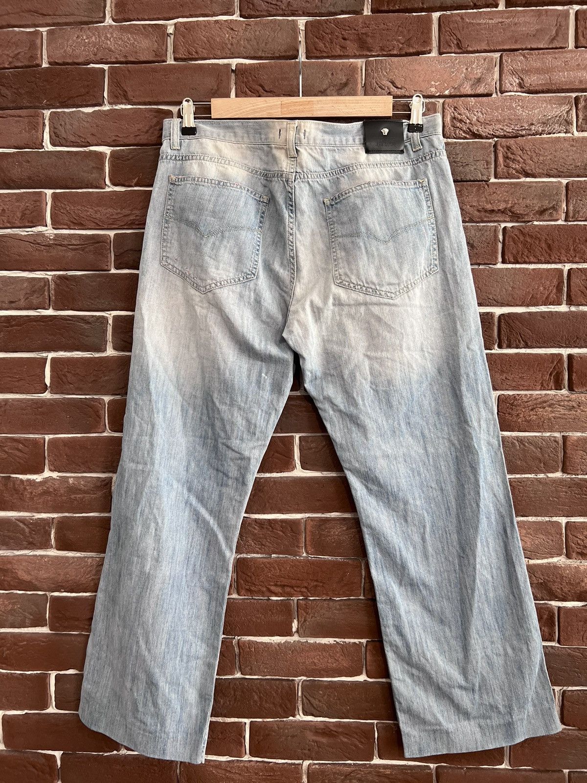 Versace Versace Jeans Couture Vintage Y2k Denim Pans Hype Washed Size US 38 / EU 54 - 2 Thumbnail