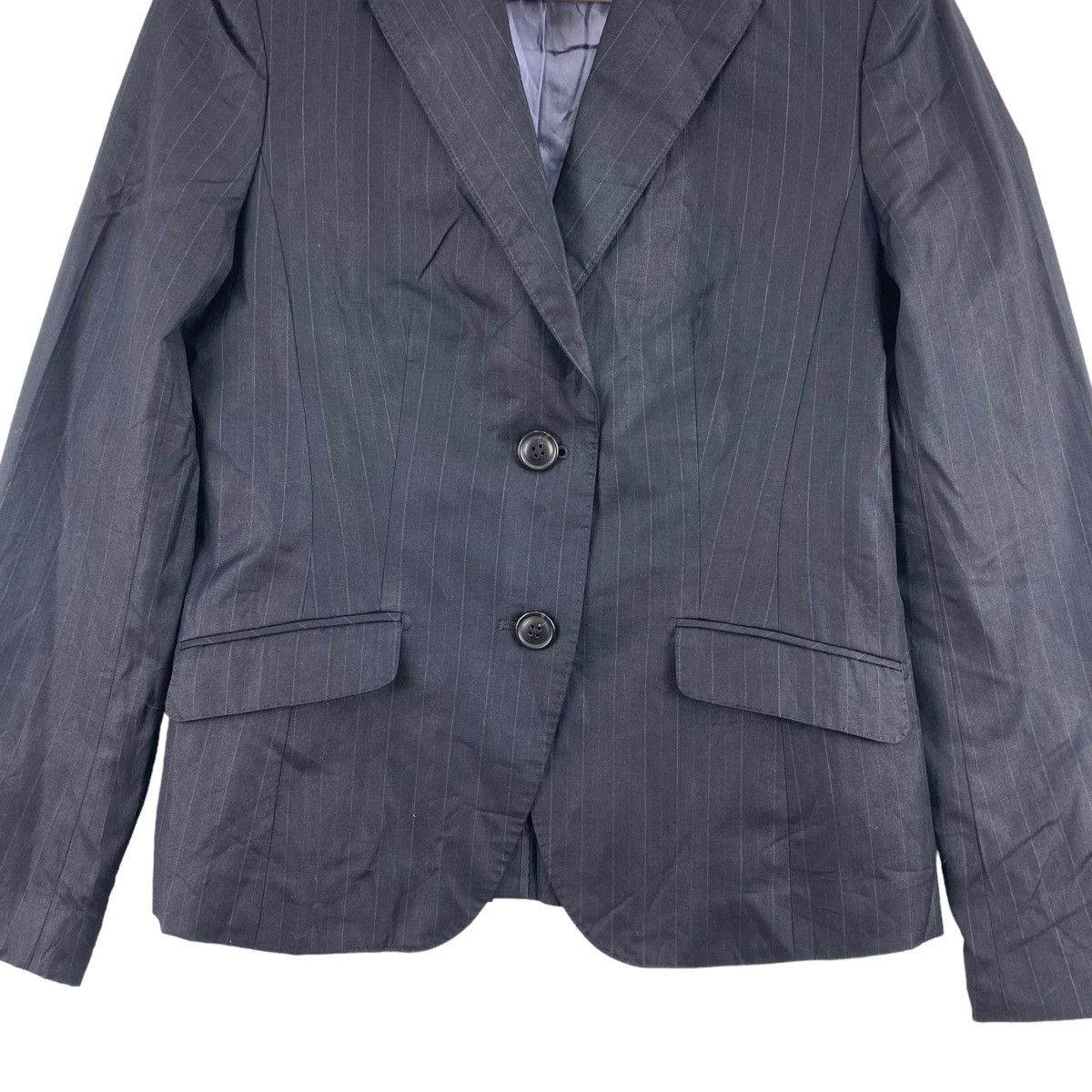 J. Press J.PRESS New York Hickory Stripes Black Blazer Coat Size US S / EU 44-46 / 1 - 3 Thumbnail