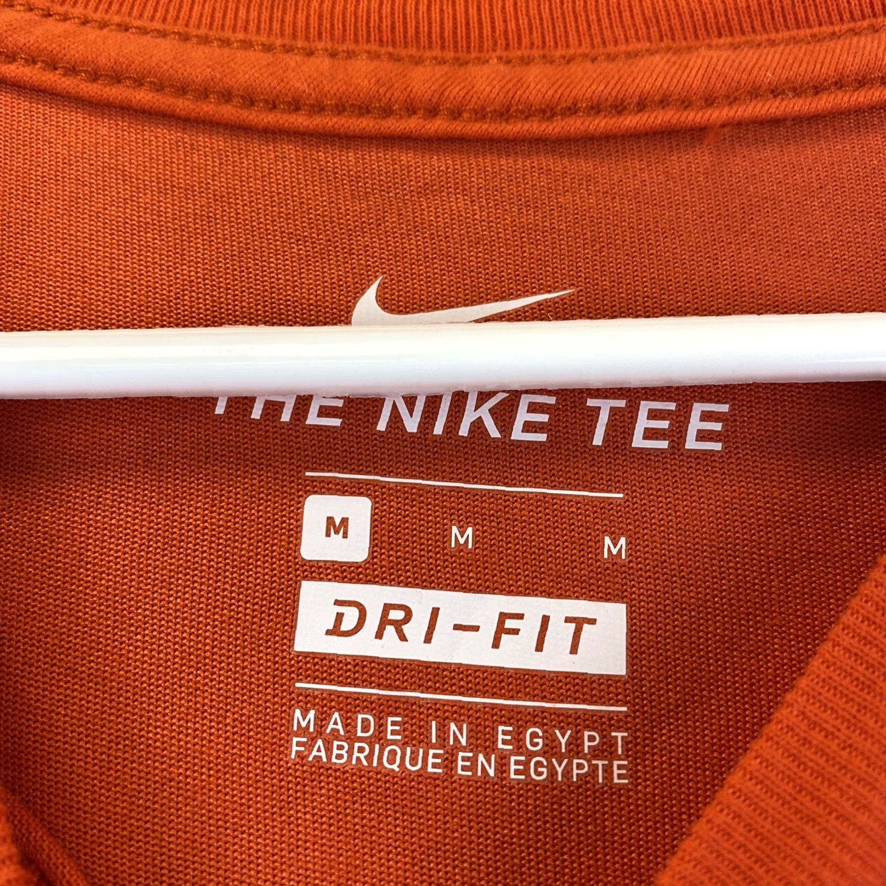 Nike Nike Dri-FIT Elite Men's Athletic Cut Short Sleeve T-Shirt Orange Medium Graphic Print Sports Size US M / EU 48-50 / 2 - 3 Thumbnail