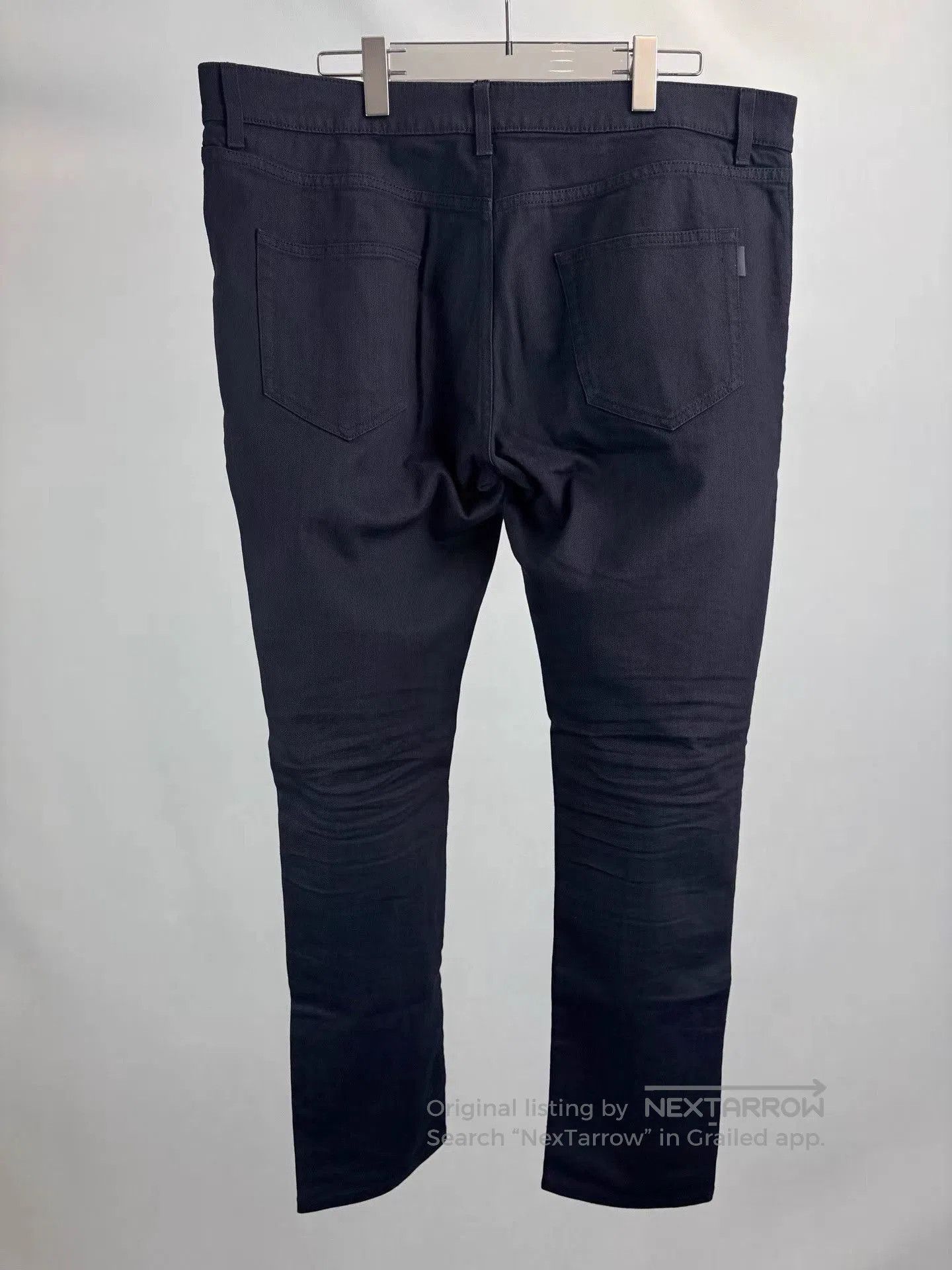 Saint Laurent Paris Black Ripped Denim Jeans Size 36. Size US 36 / EU 52 - 2 Thumbnail