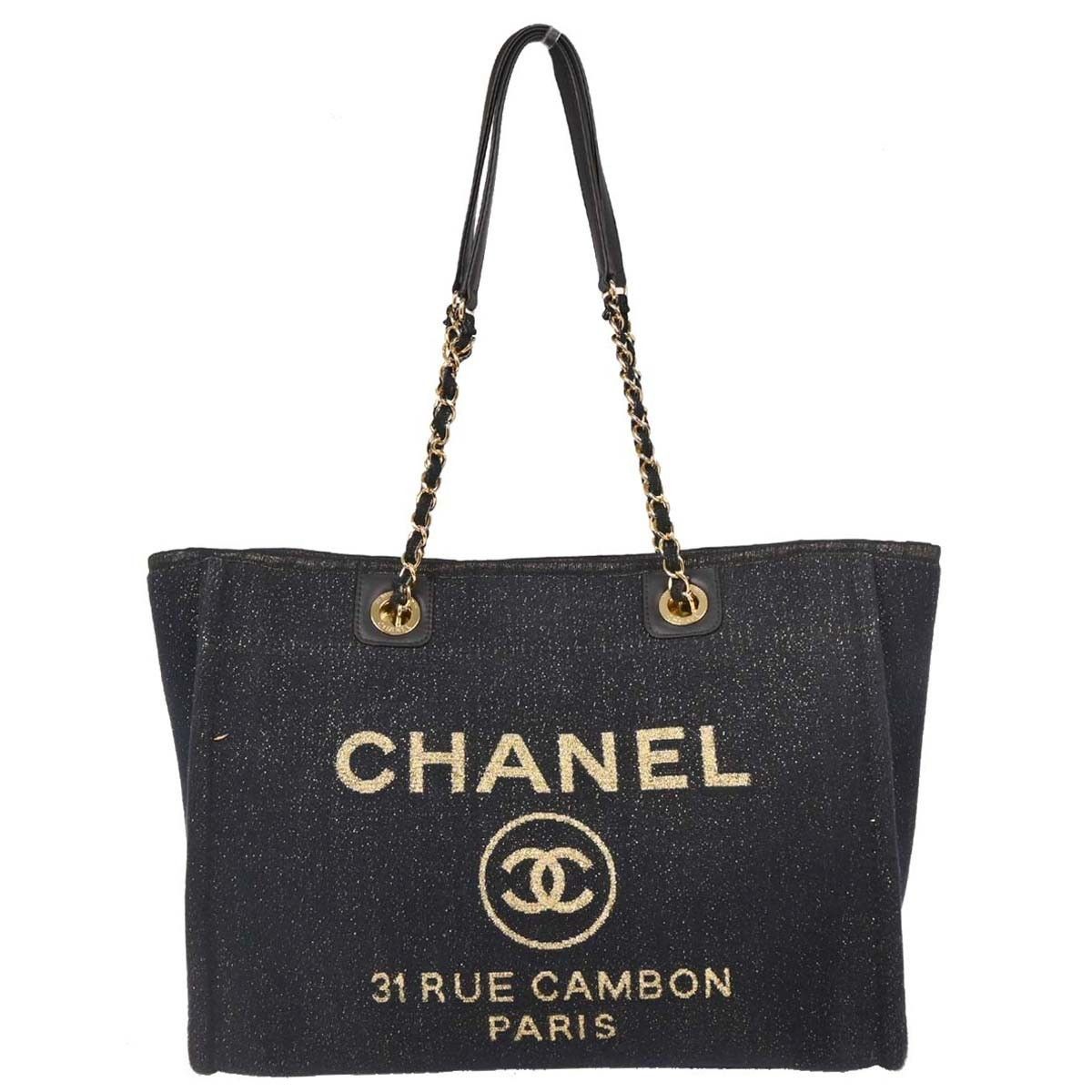 Chanel Chanel Deauville Tote Canvas Size ONE SIZE - 1 Thumbnail