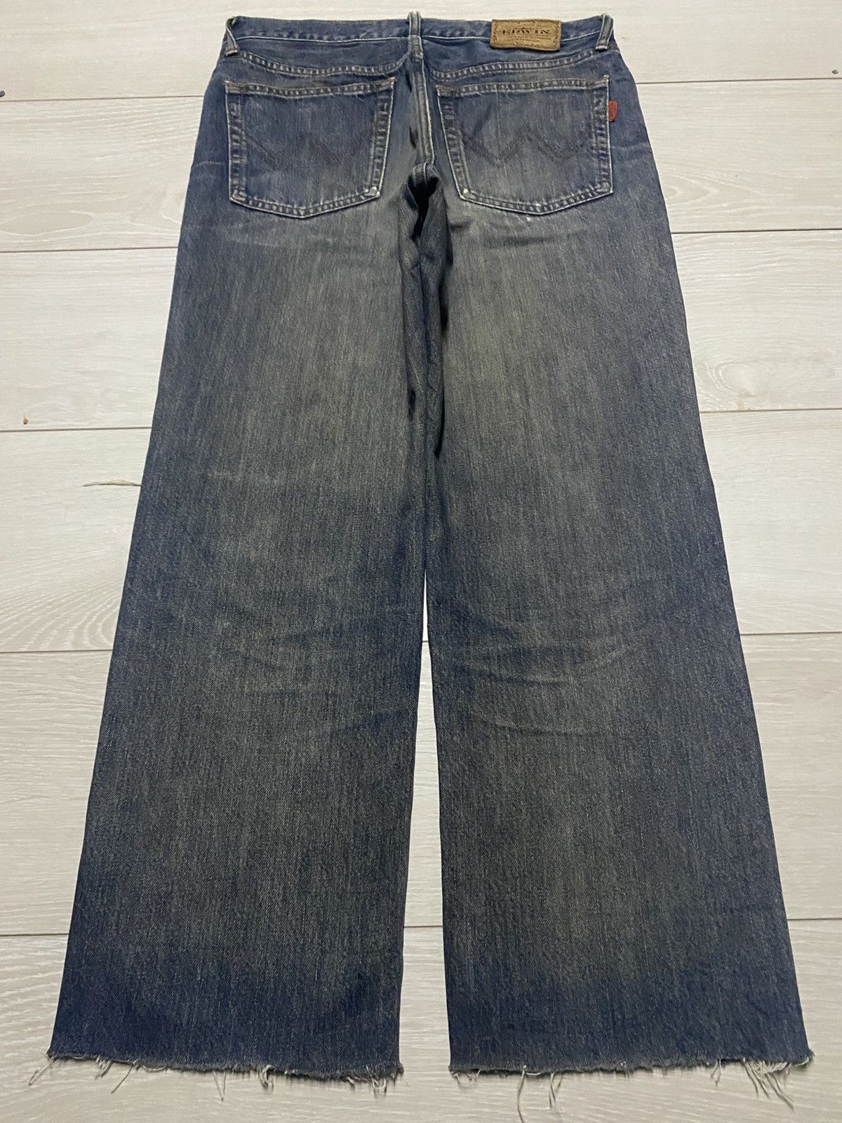 Edwin Rare Vintage Edwin Frontier Orange Tab Mud Wash Jeans Size US 31 - 2 Thumbnail