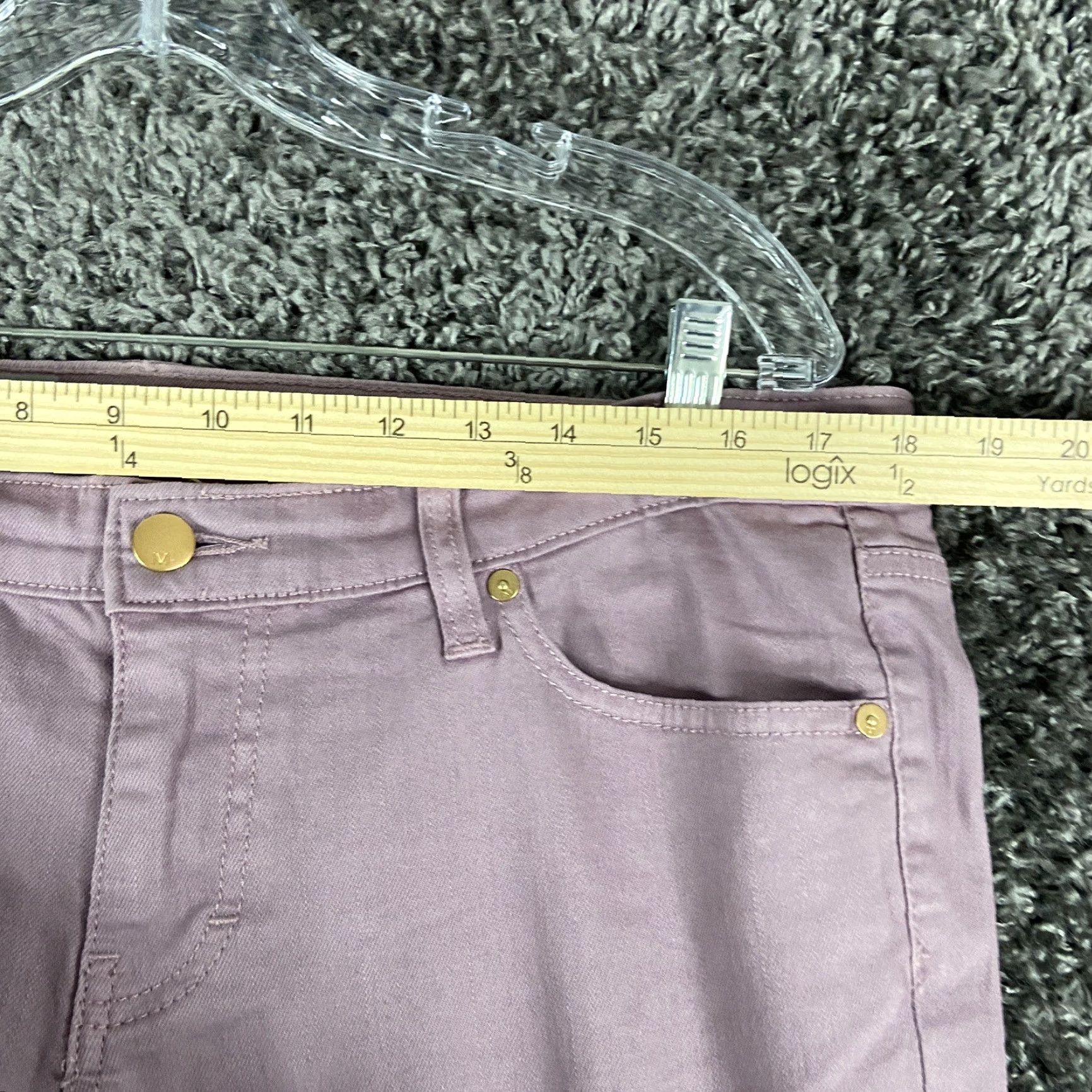 Mossimo Mossimo Premium Denim Skinny Jeans Women’s Size 12 Purple Regular Size 34" / US 12 / IT 48 - 7 Thumbnail