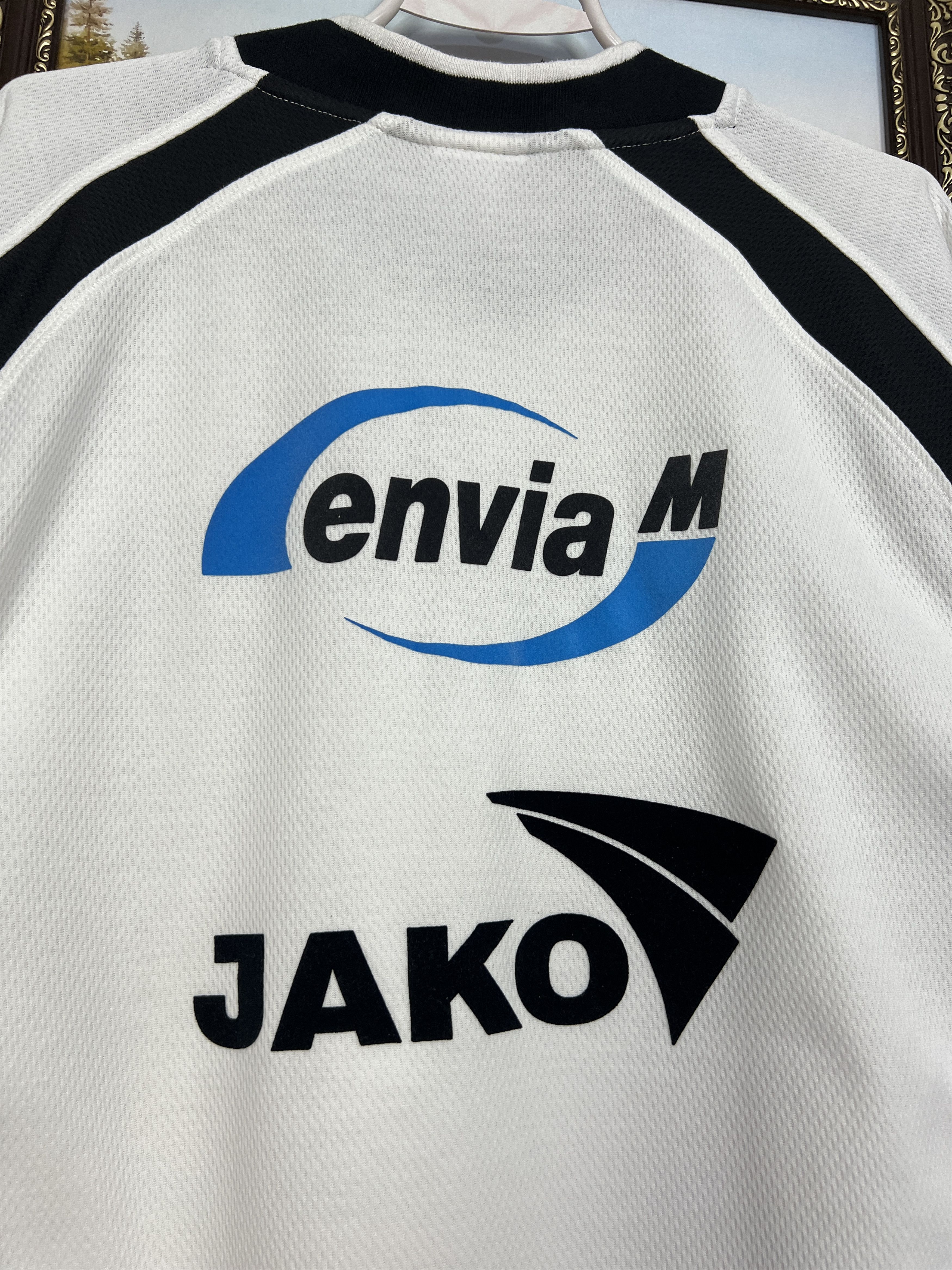 Vintage JAKO Energie Cottbus Football Train Shirt Soccer Jersey Size US XL / EU 56 / 4 - 11 Thumbnail