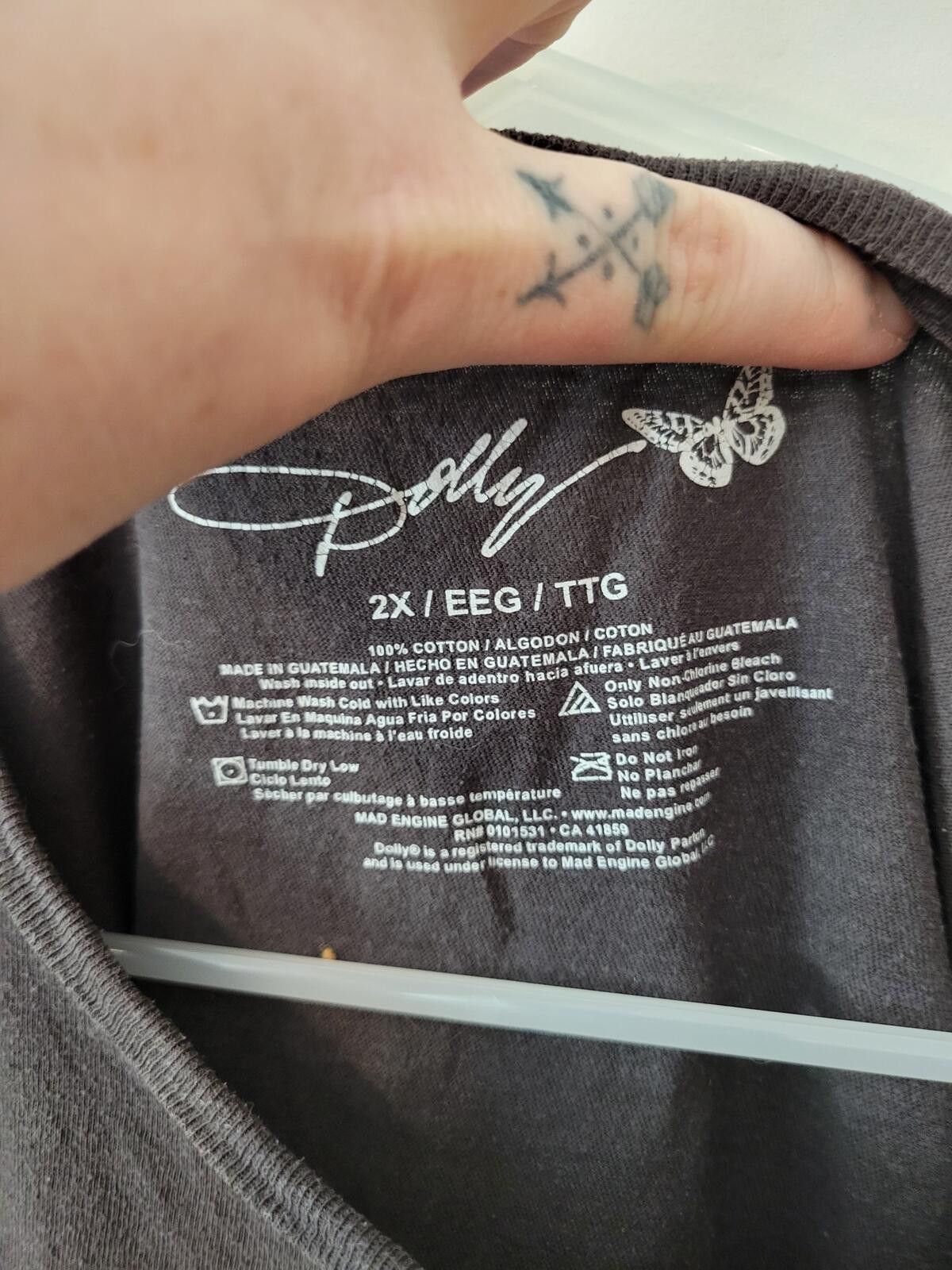 Other Vintage Dolly Parton T-Shirt with Floral Design Size XXL / US 16-18 / IT 52-54 - 4 Thumbnail