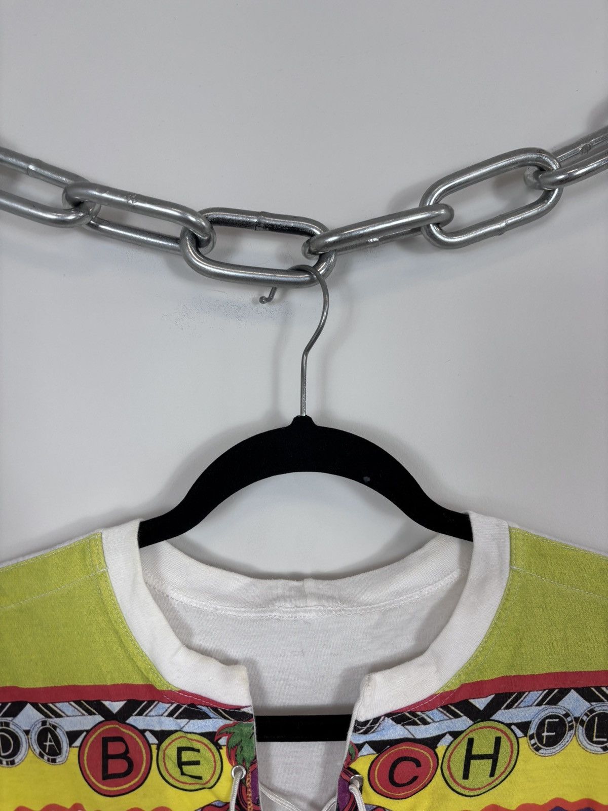 Versace Jeans Couture Vintage 1990s Versace Jeans Couture Florida Beach T-Shirt Size US L / EU 52-54 / 3 - 3 Thumbnail