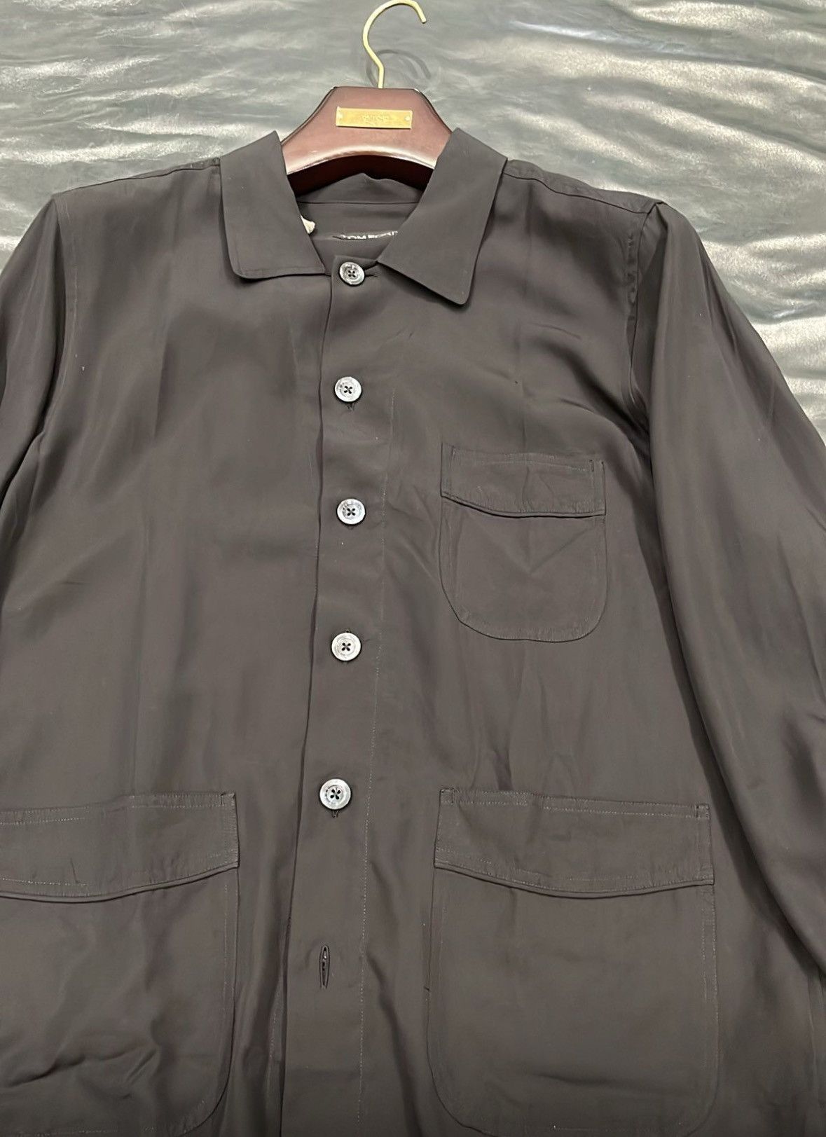 Tom Ford o1loc1c1124 HXH002 Casual Shirt in Black Size US M / EU 48-50 / 2 - 3 Thumbnail