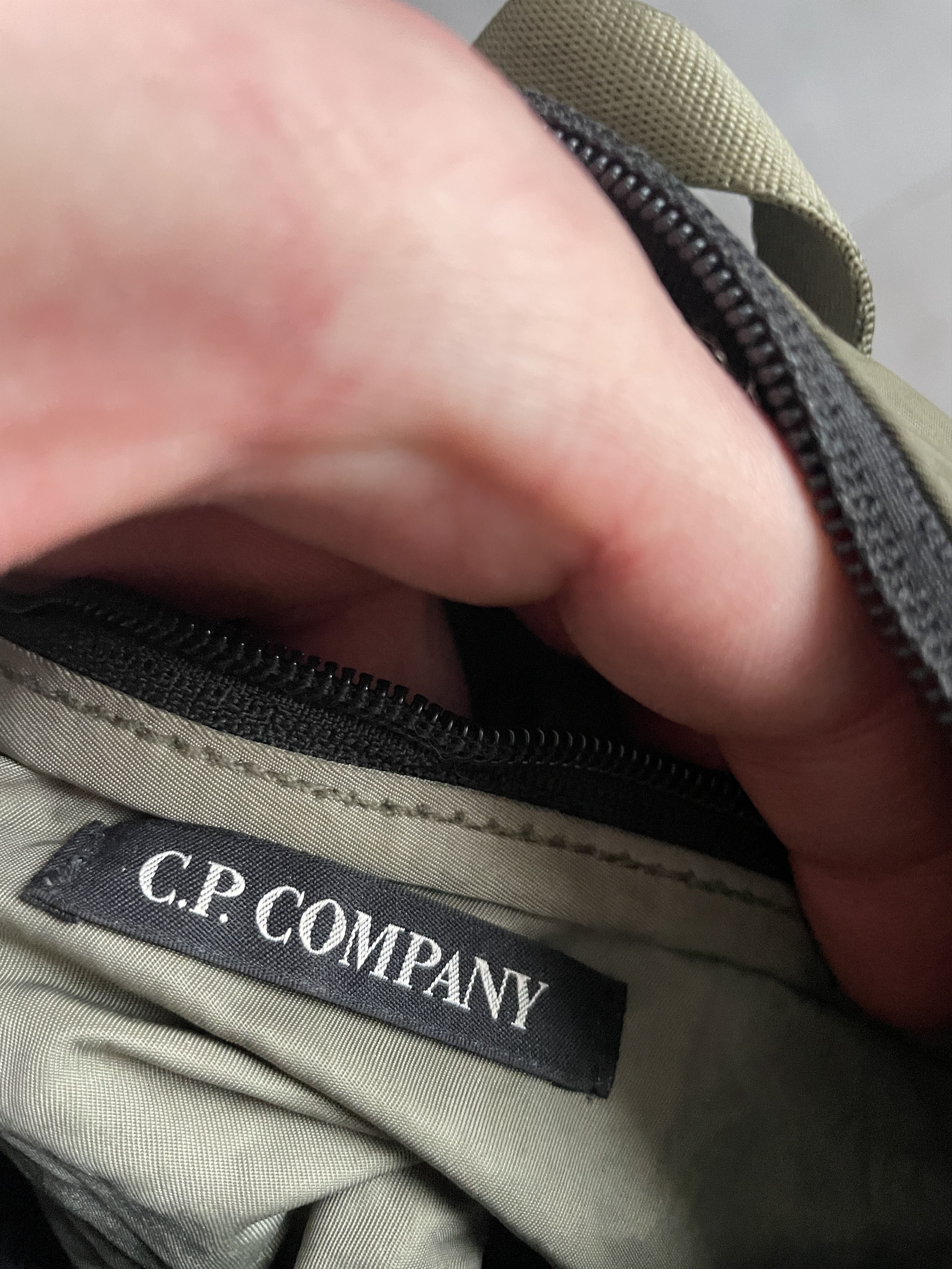 C.P. Company STONE ISLAND CP COMPANY OLIVE NYLON CROSSBODY SHOULDER BAG Size ONE SIZE - 14 Thumbnail