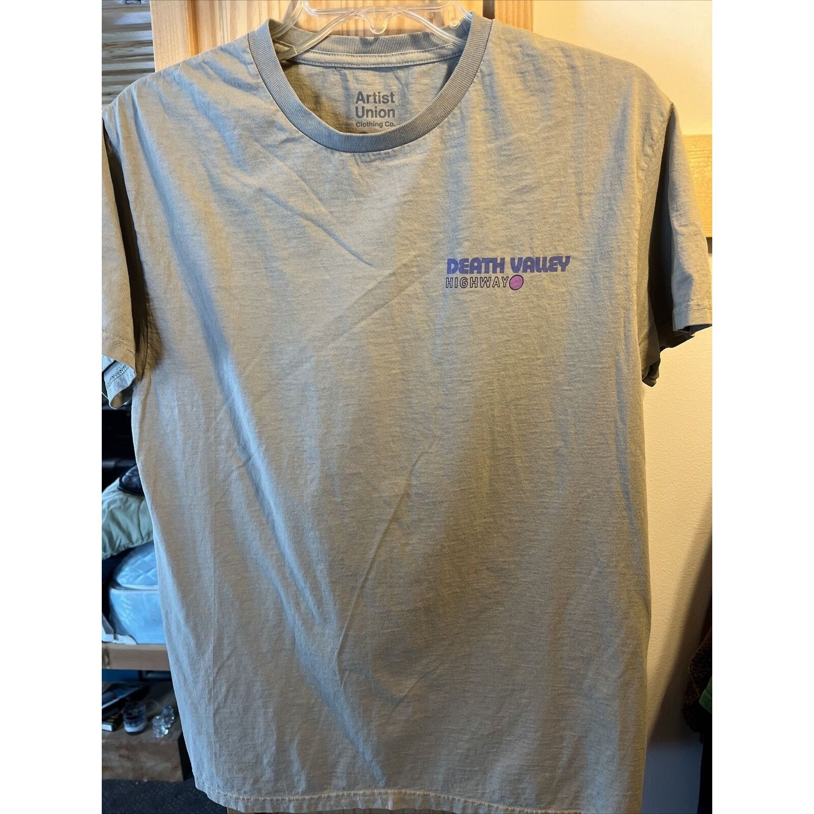 Other Artist Union Clothing Men’s M Gray Death Valley Cotton Shirt Size US M / EU 48-50 / 2 - 2 Thumbnail