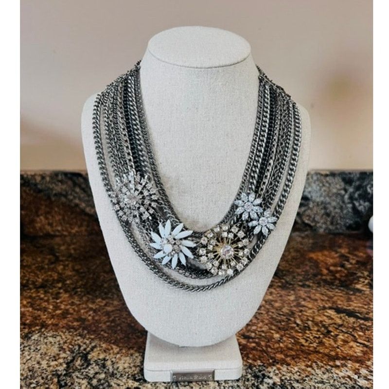 & Other Stories Stella and Dot Multi Chain Rhinestone Necklace Size ONE SIZE - 1 Thumbnail
