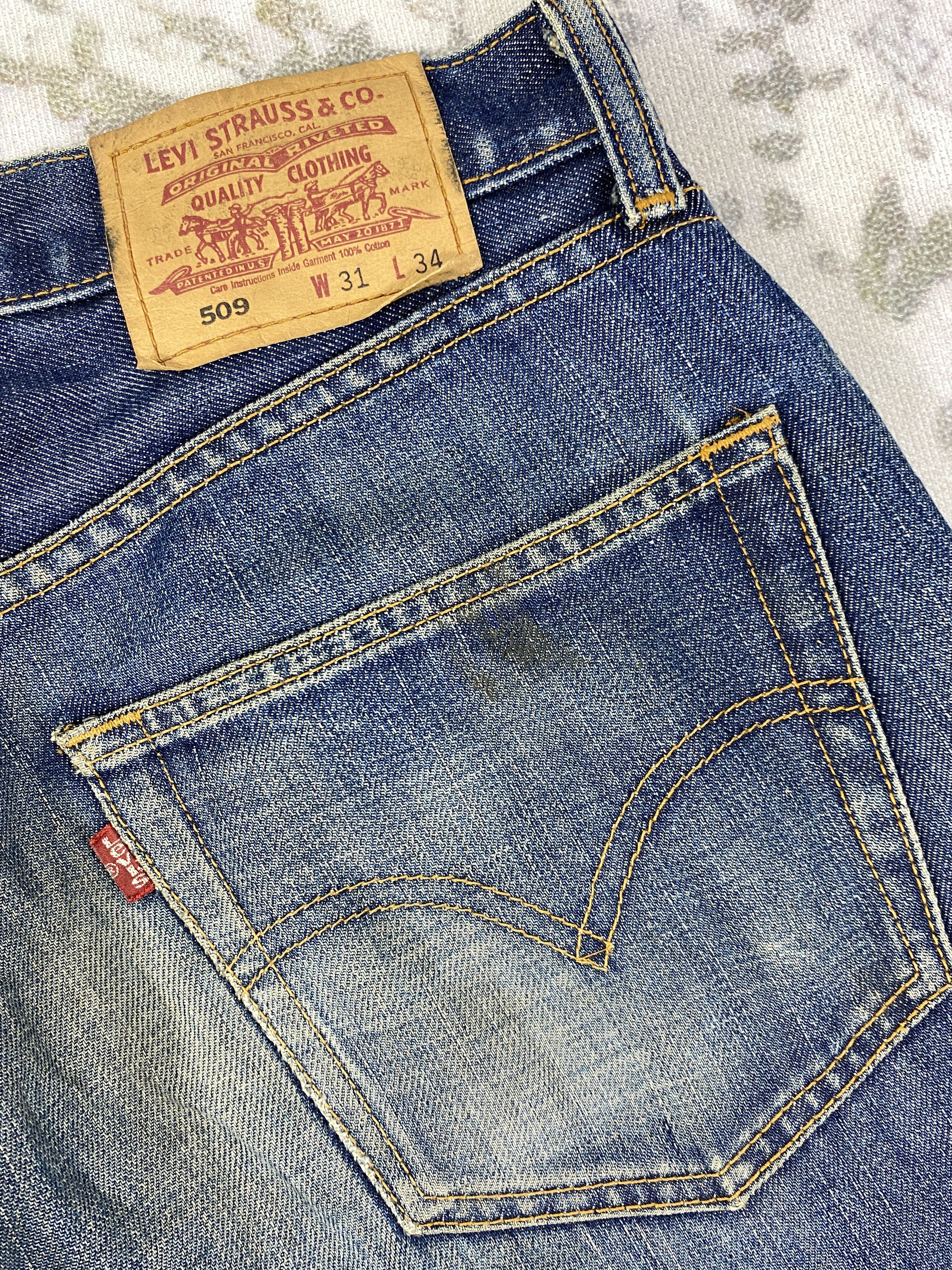 Levi's Vintage Levis 509 Jeans 31x29 - JN 2961 Size US 31 - 9 Thumbnail