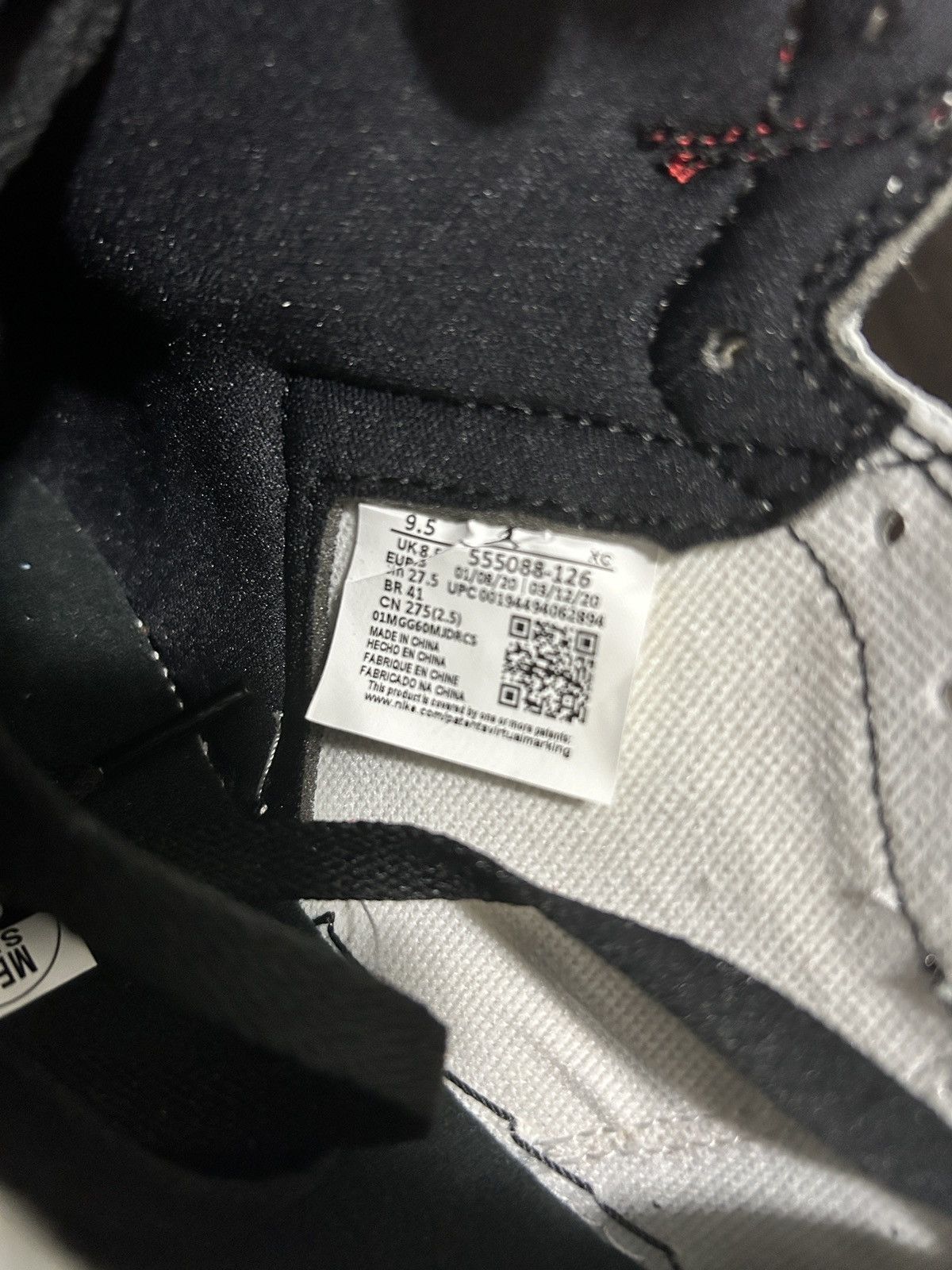 Jordan Brand Jordan 1 High Smoke Grey Size US 9.5 / EU 42-43 - 6 Thumbnail