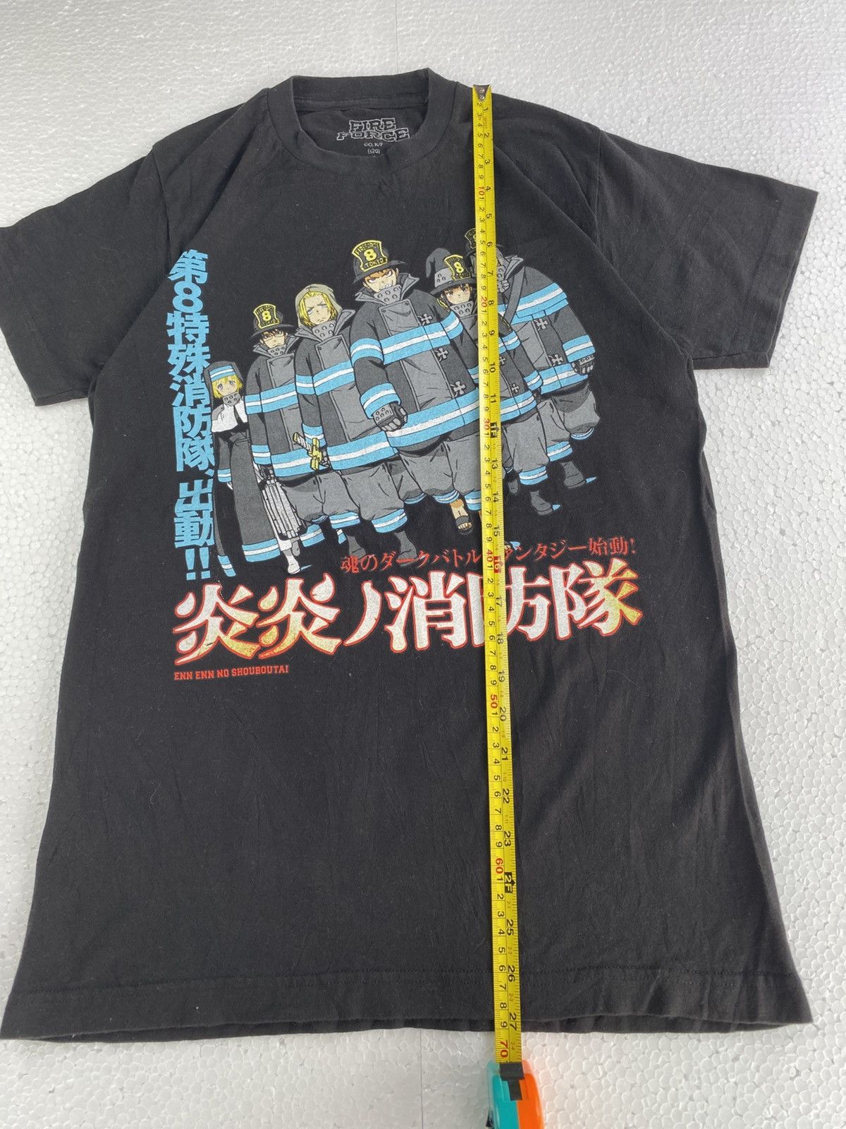 Anime × Vintage Anime Tshirt Fire Force (B14) Size US S / EU 44-46 / 1 - 6 Thumbnail
