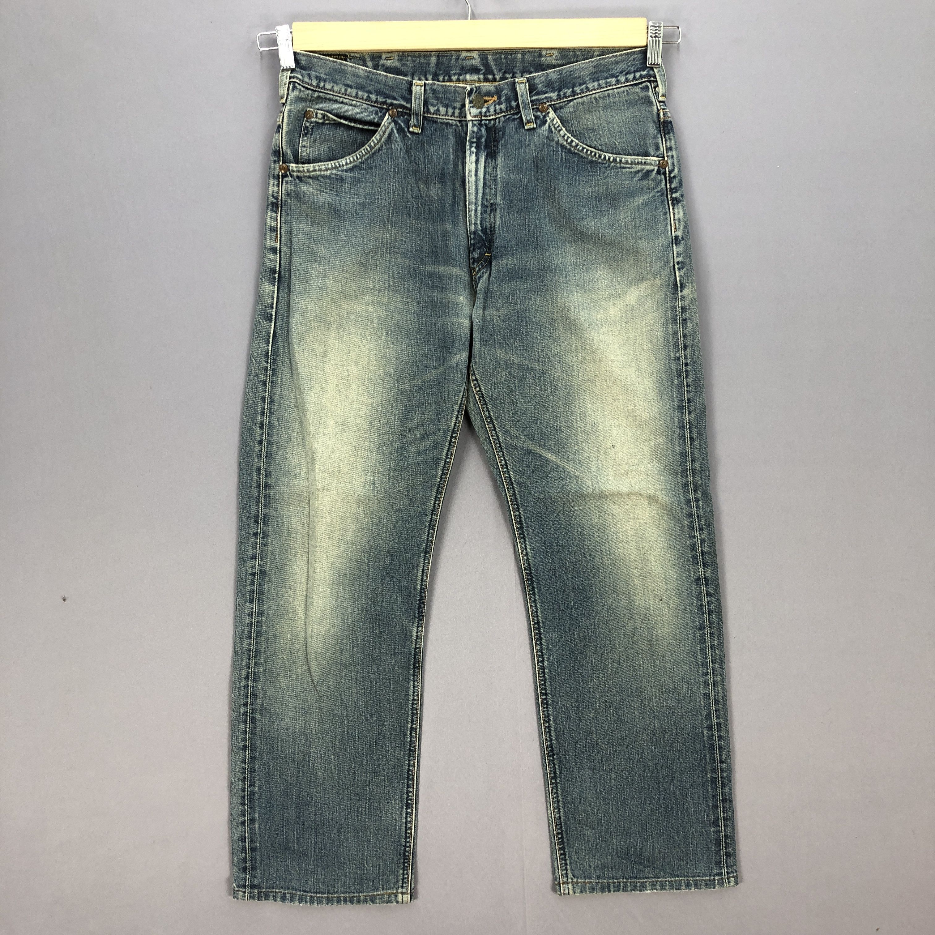 Lee Vintage Lee Selvedge Distressed Jeans Lee Redline Denim Size US 34 / EU 50 - 1 Thumbnail