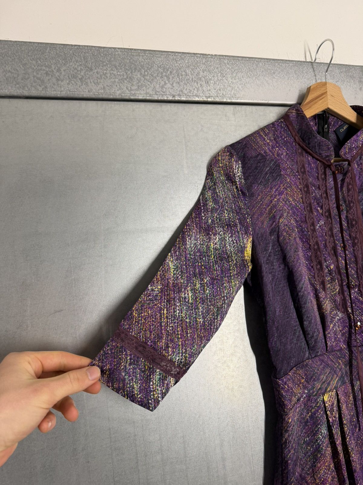Cavalli Class Vintage 00s Roberto Cavalli Class Silk Dress Size M / US 6-8 / IT 42-44 - 5 Thumbnail