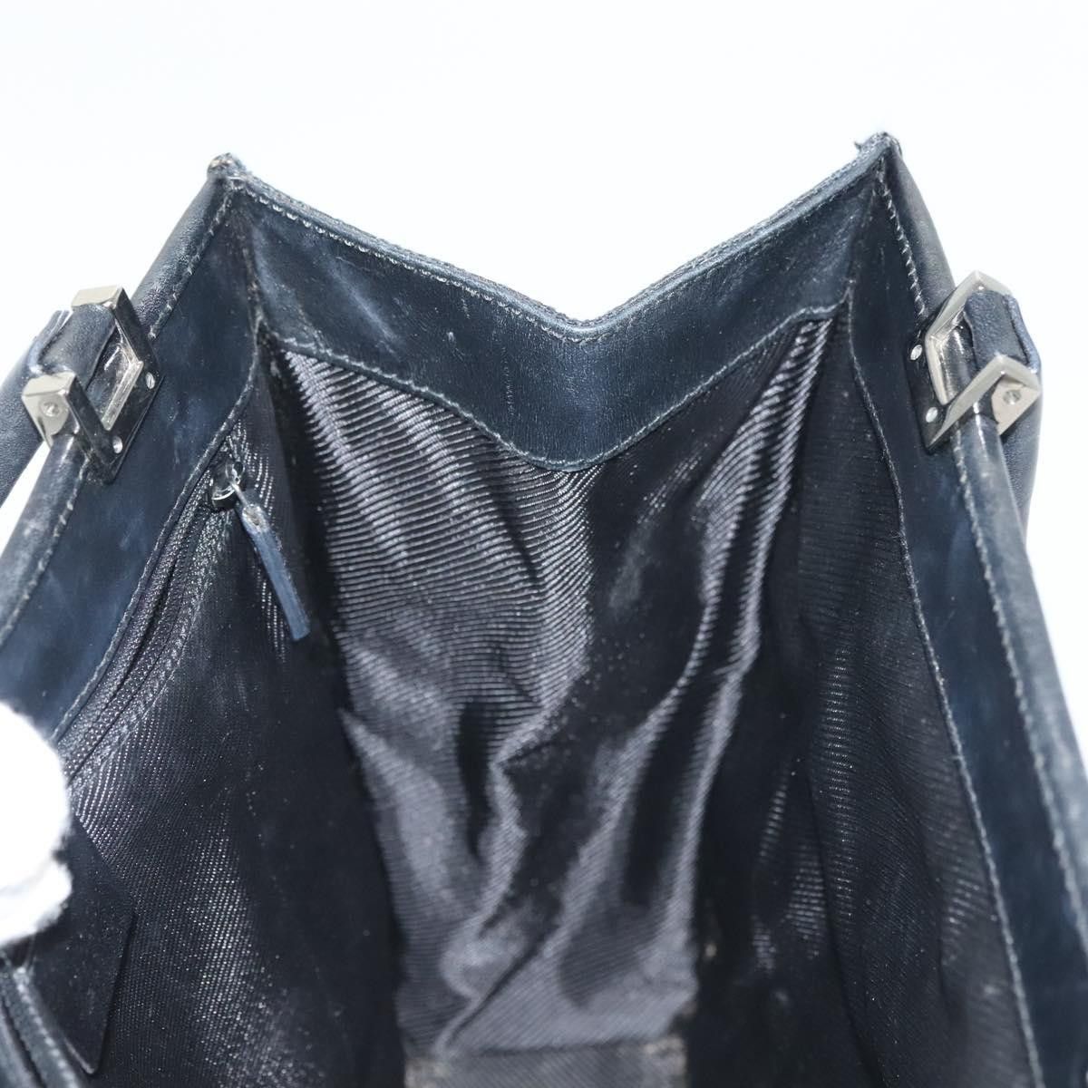 Gucci GUCCI GG Canvas Jackie Hand Bag Black Silver 002 002 Size ONE SIZE - 17 Thumbnail