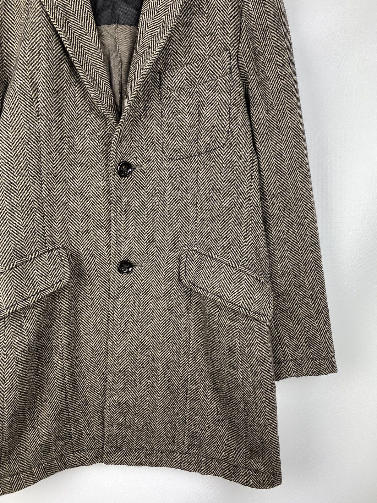 Hugo Boss Hugo Boss men’s wool herringbone coat jacket Size US M / EU 48-50 / 2 - 6 Thumbnail