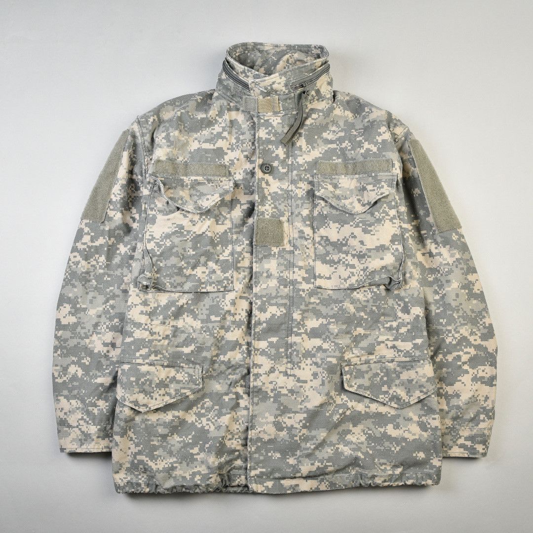 image of Military x US Air Force Us Army M65 Field Jacket Digital Camo, Men's (Size Small)